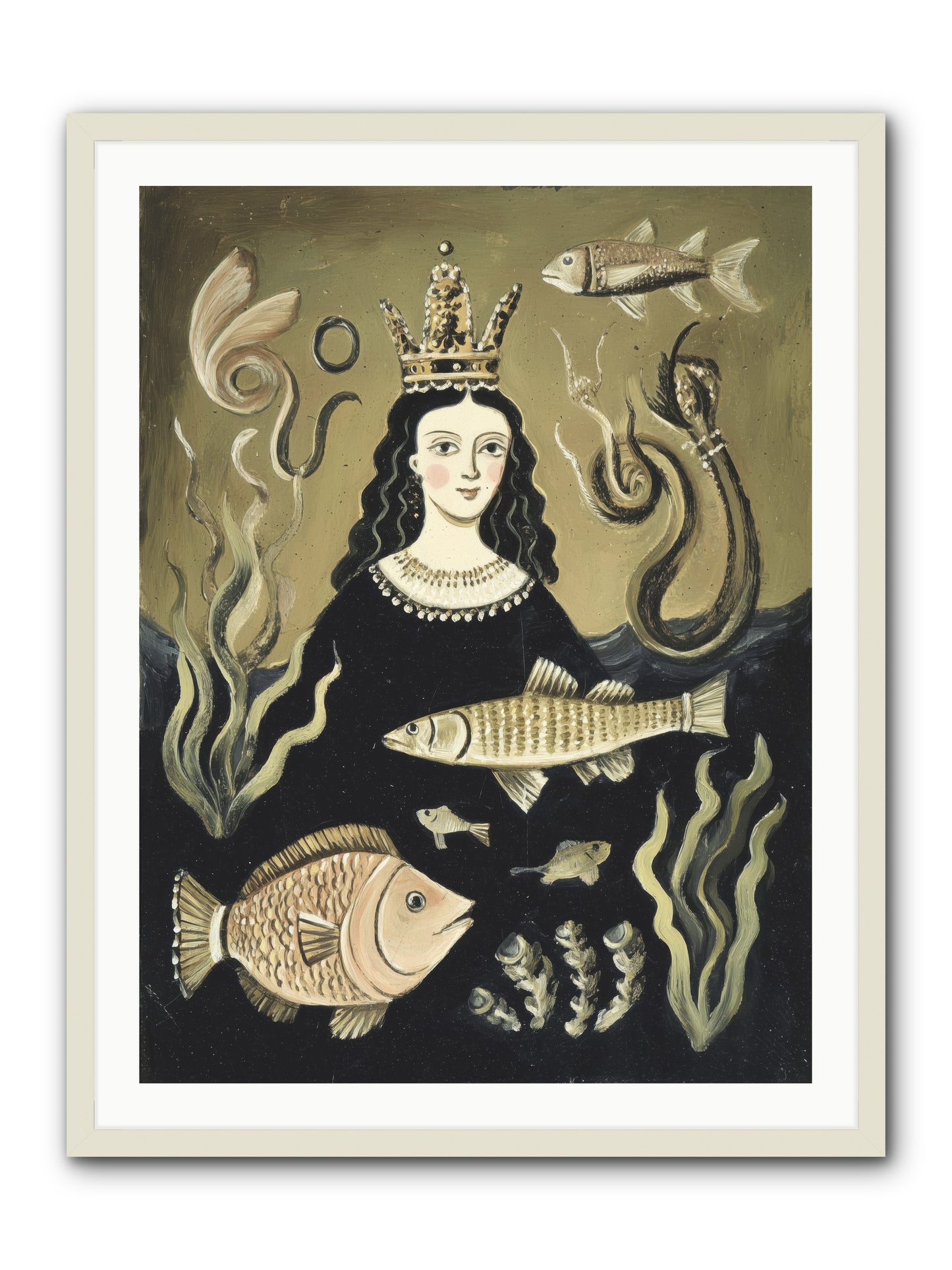 Imperial Waters -- Framed Print - White 30x40