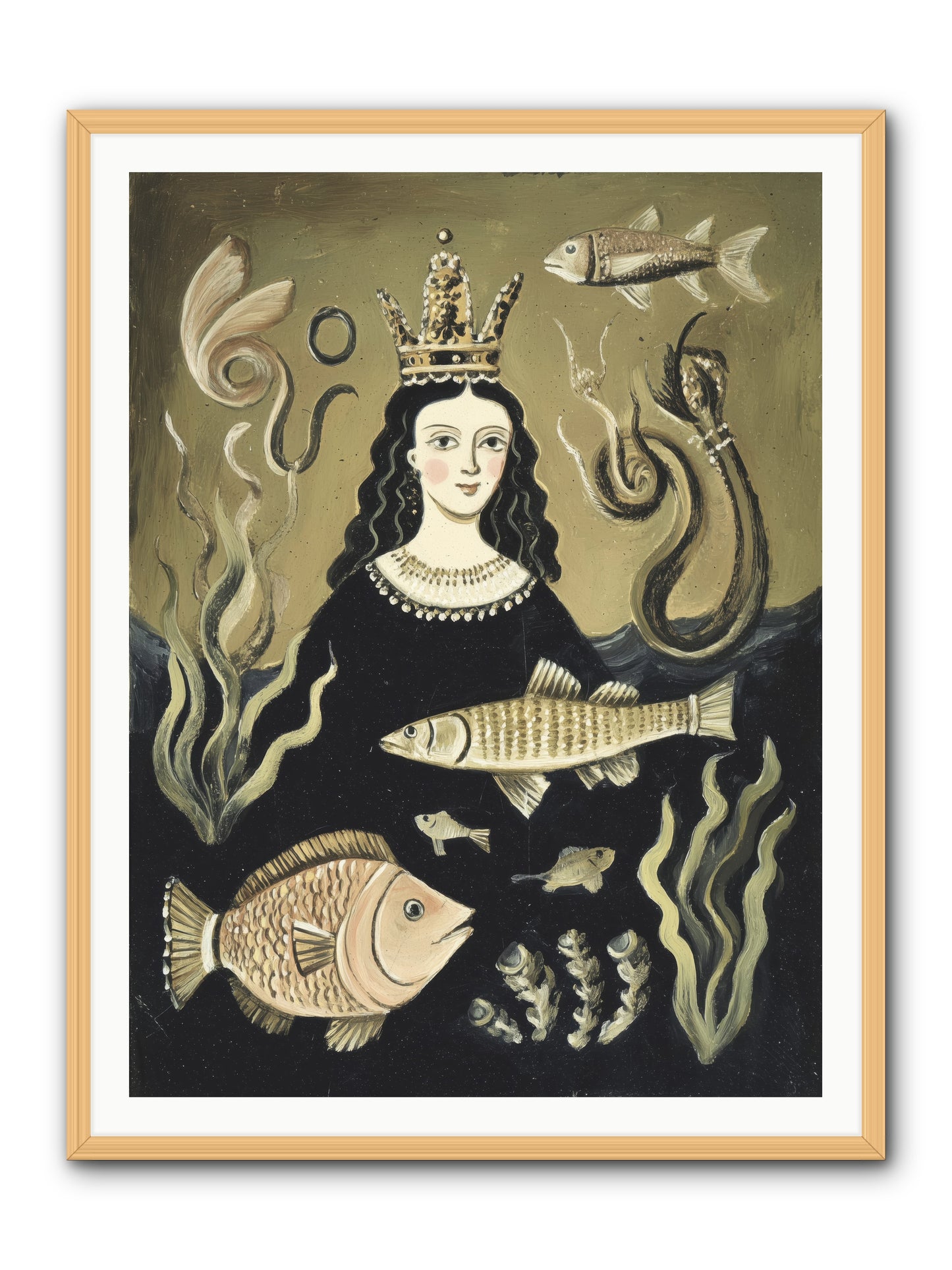 Imperial Waters -- Framed Print - Natural 36x48