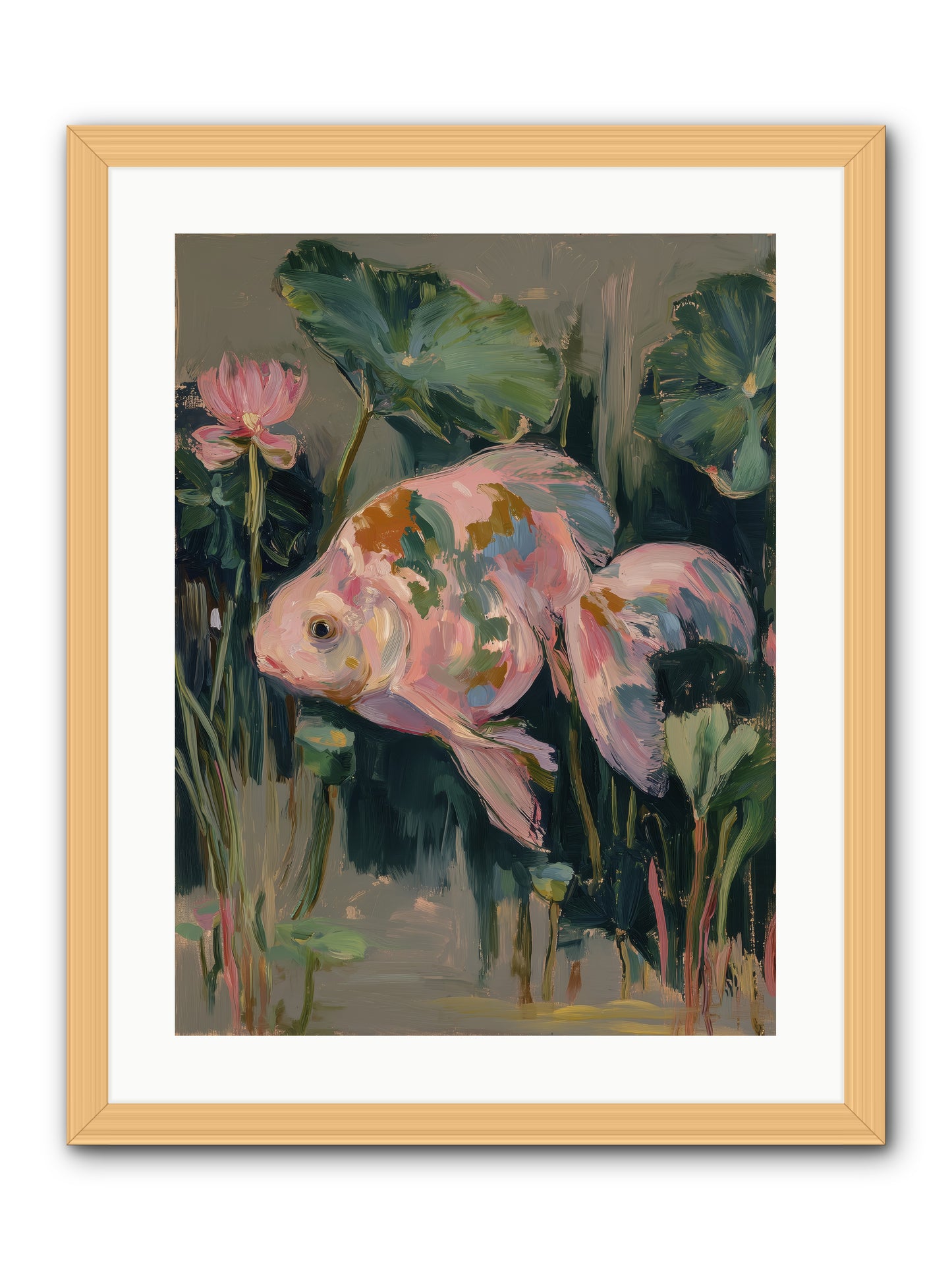 Impossible Beauty -- Framed Print - Natural 18x24