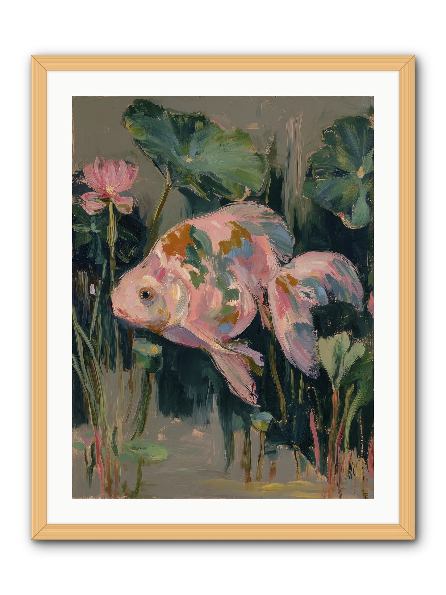 Impossible Beauty -- Framed Print - Natural 24x32
