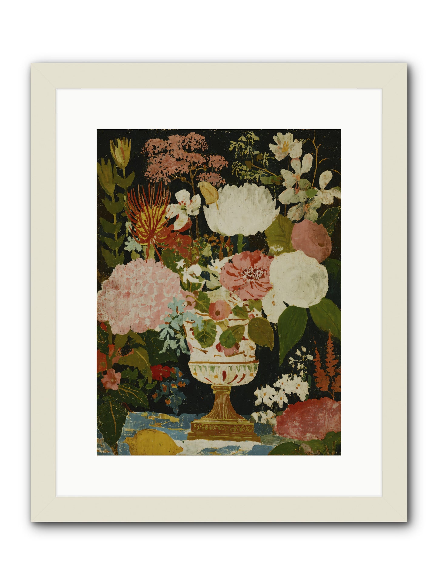 In A Word, Lovely -- Framed Print - White 12x16