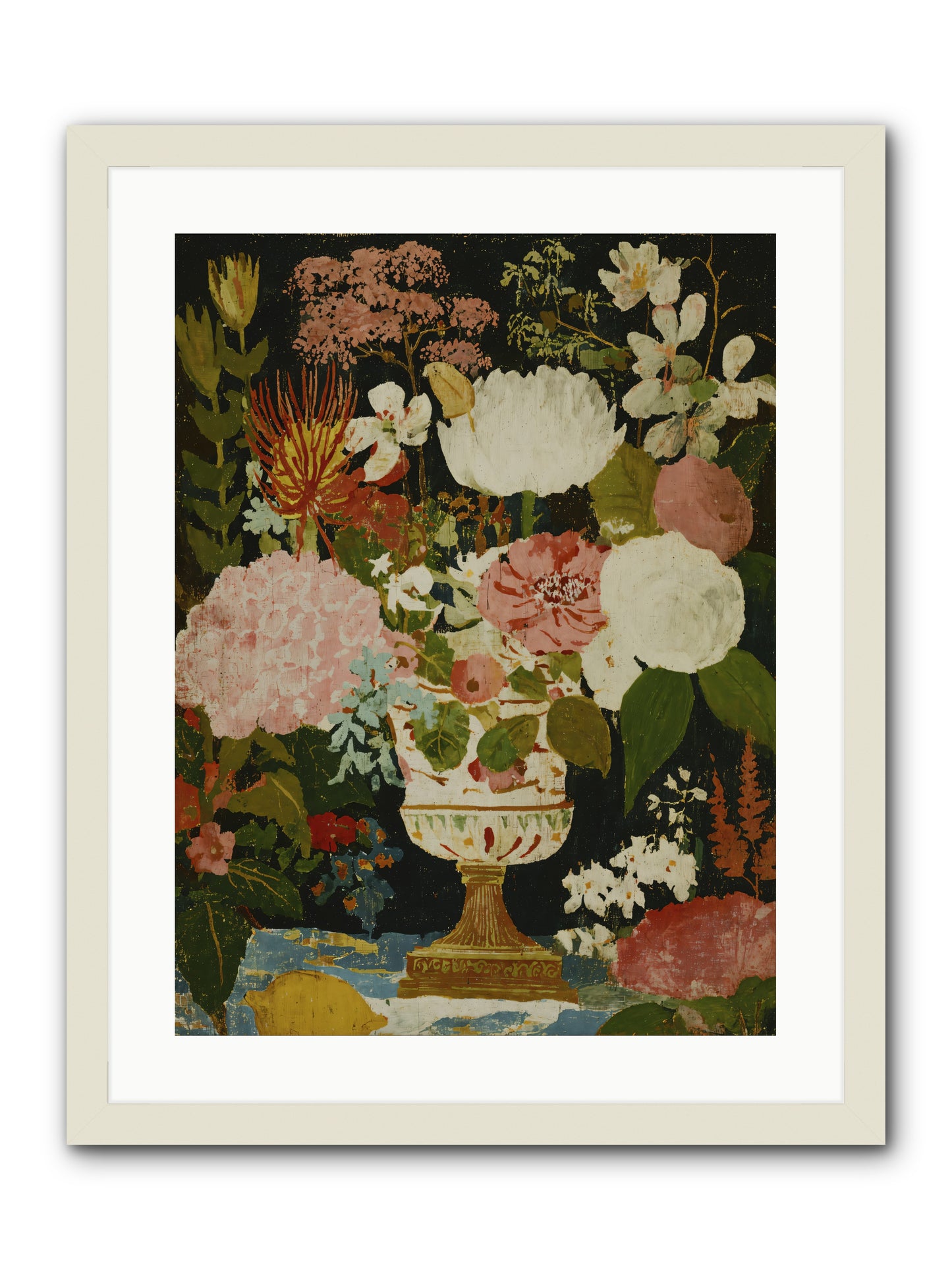 In A Word, Lovely -- Framed Print - White 18x24