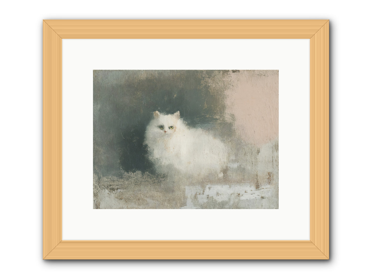 In Due Time -- Framed Print - Natural 12x9