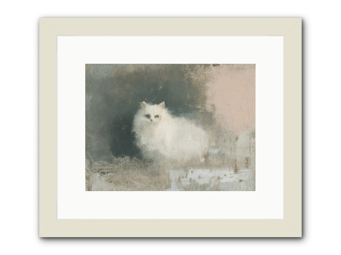 In Due Time -- Framed Print - White 12x9