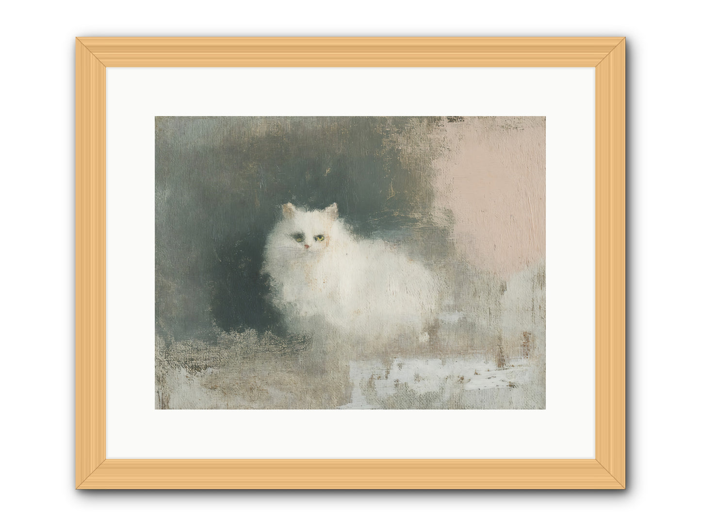 In Due Time -- Framed Print - Natural 16x12