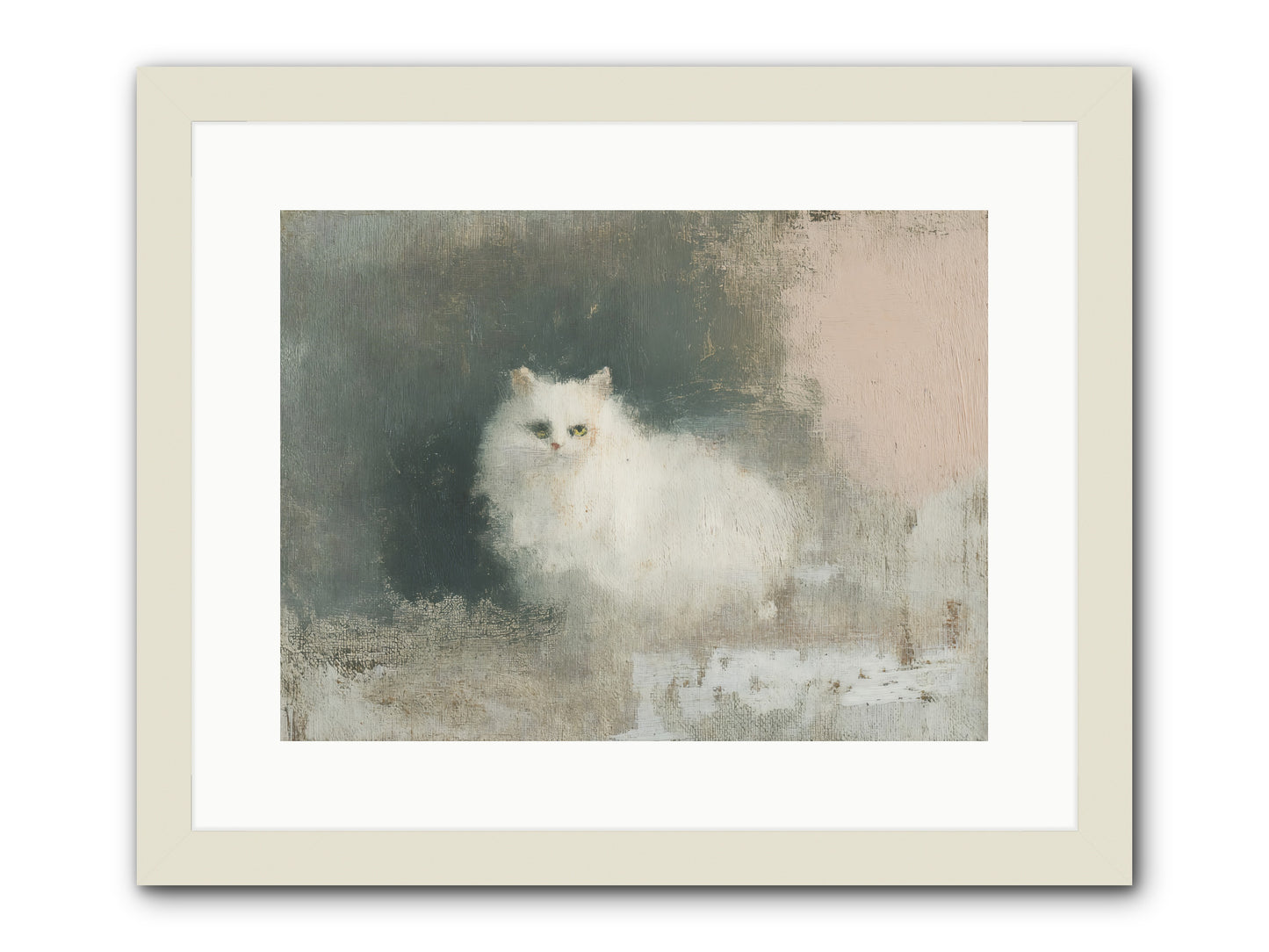 In Due Time -- Framed Print - White 16x12