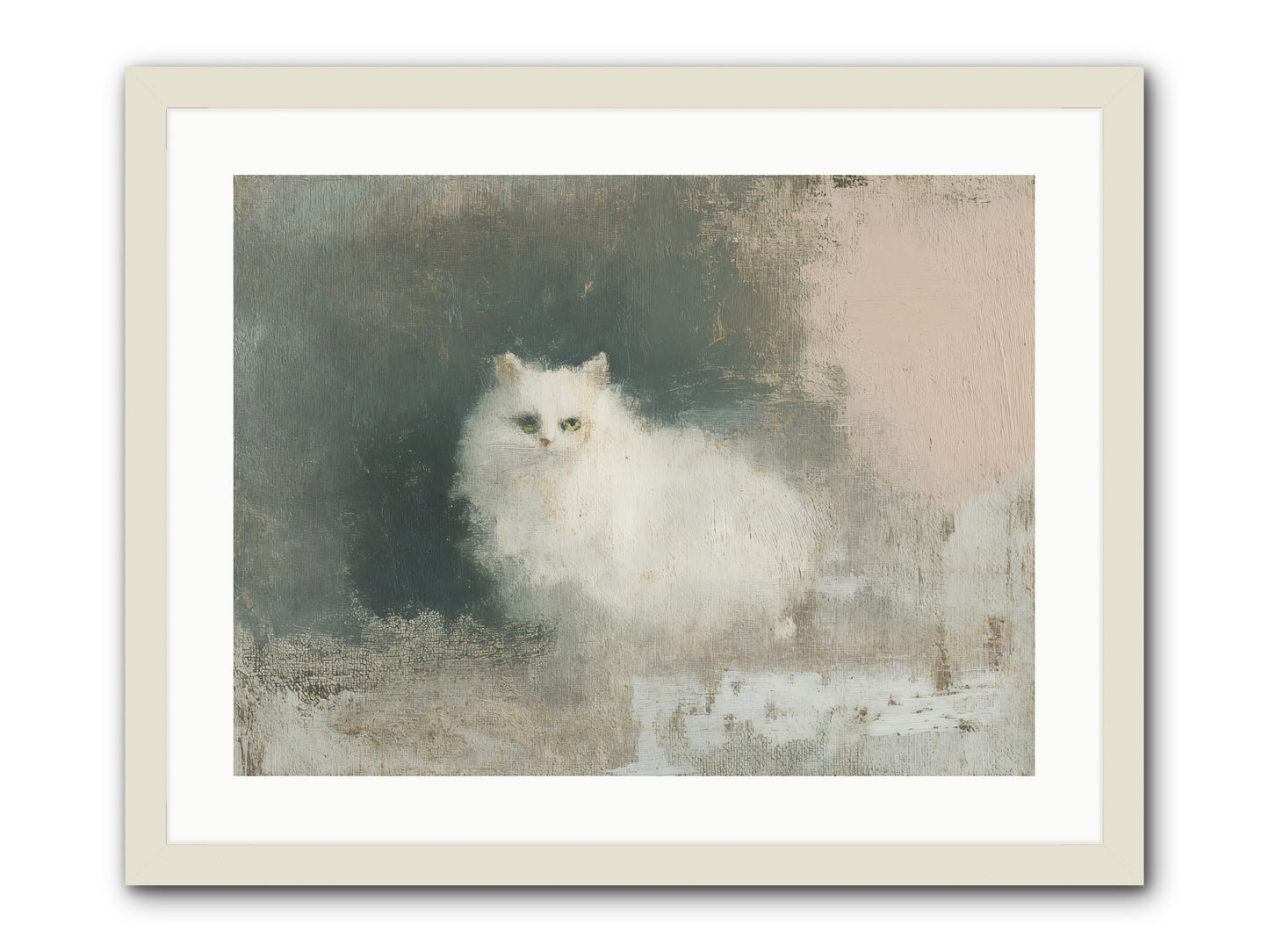 In Due Time -- Framed Print - White 24x18