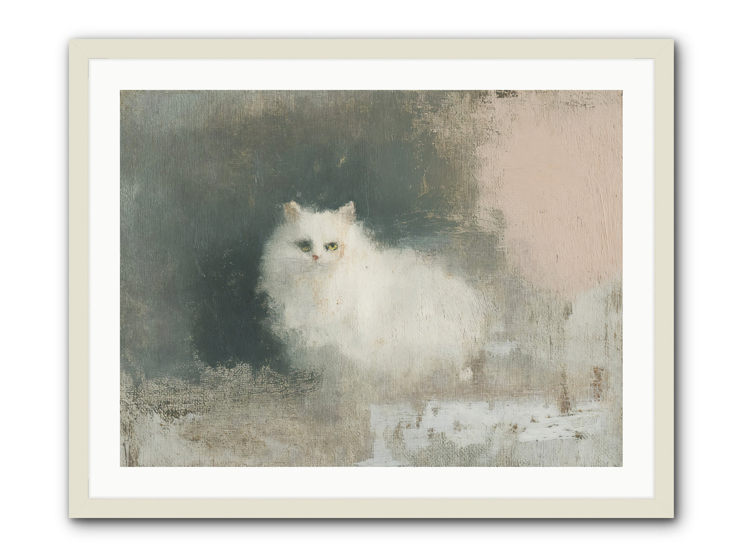 In Due Time -- Framed Print - White 32x24