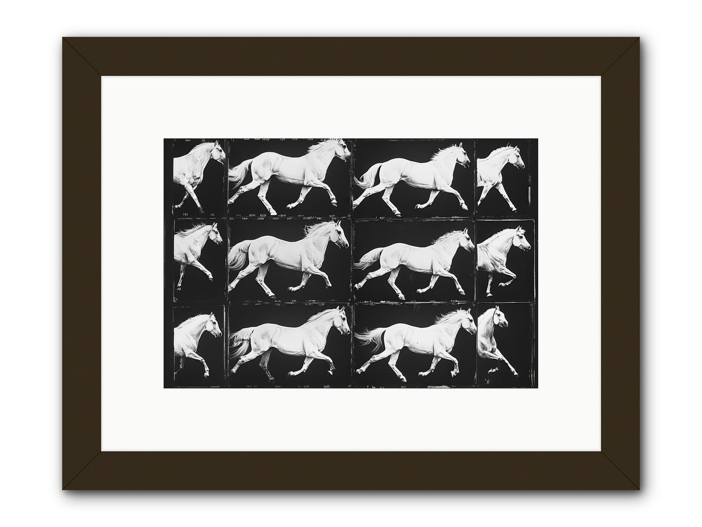 In Motion -- Framed Print - Black 12x8