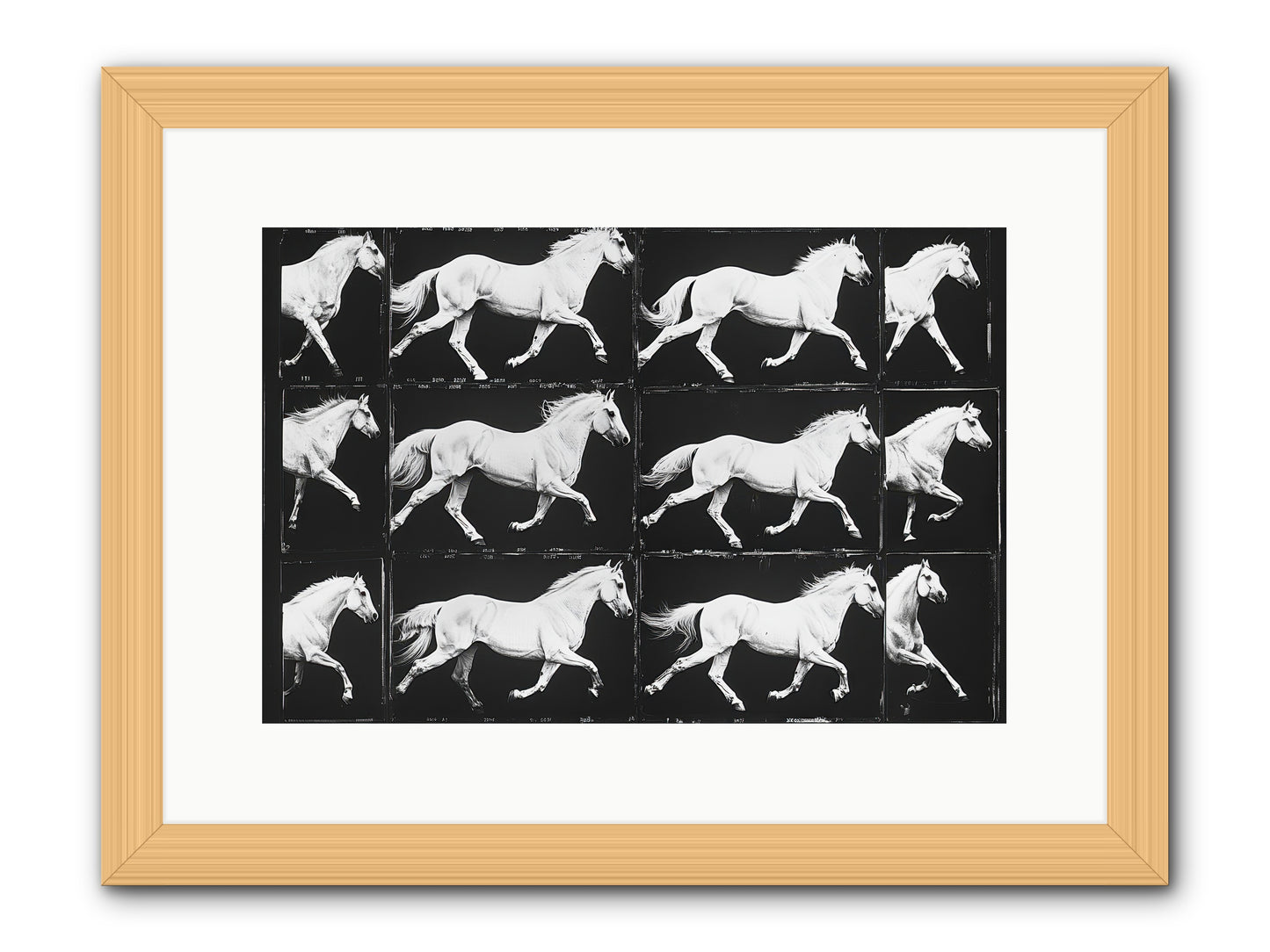 In Motion -- Framed Print - Natural 15x10