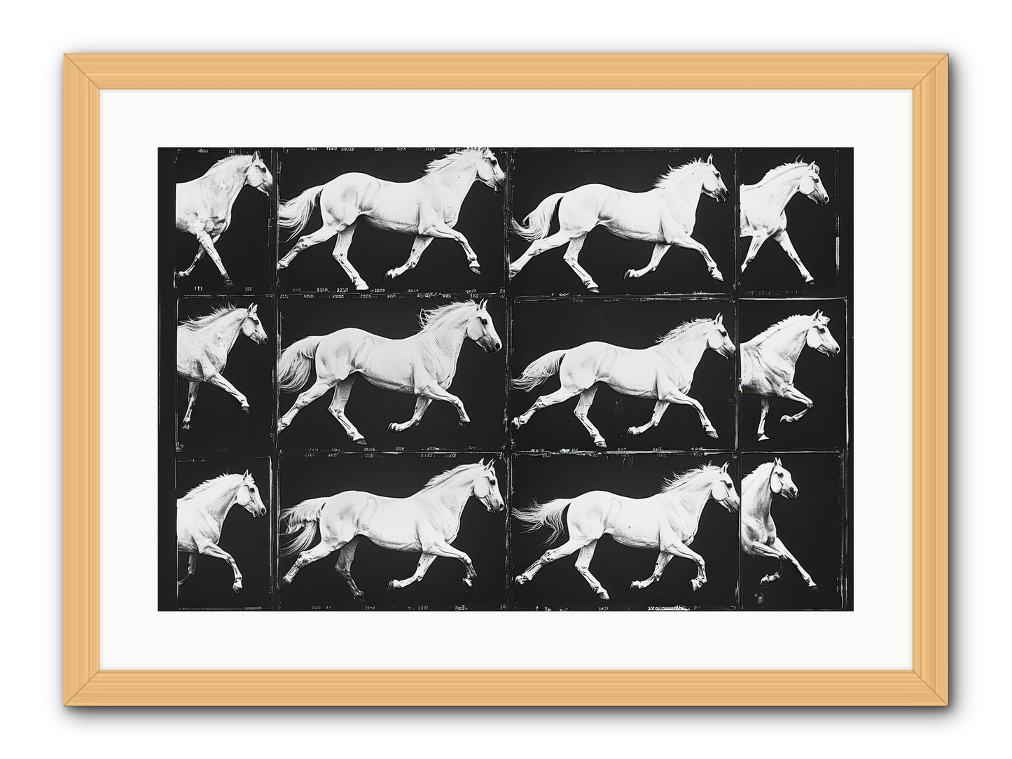 In Motion -- Framed Print - Natural 24x16