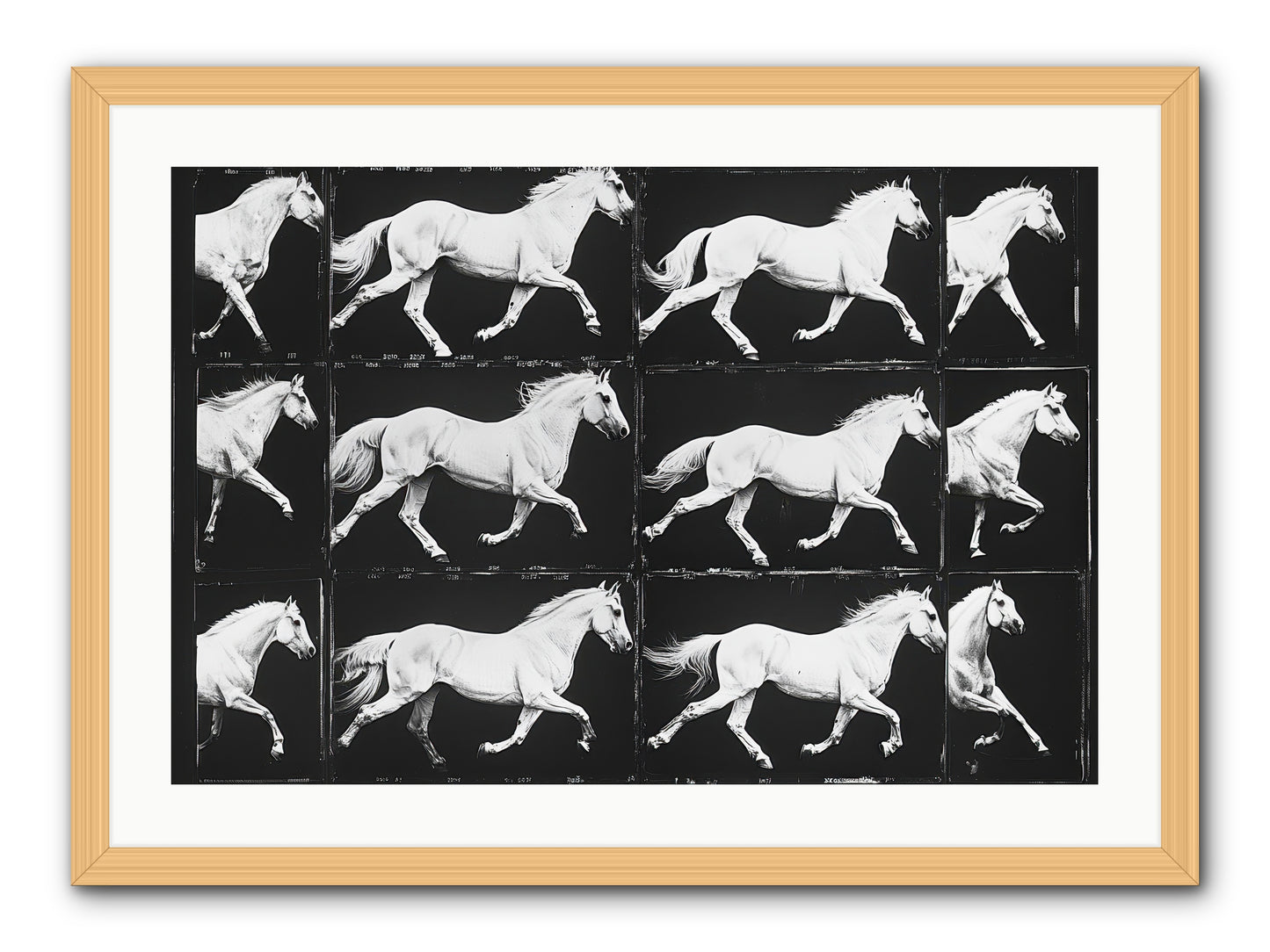 In Motion -- Framed Print - Natural 30x20