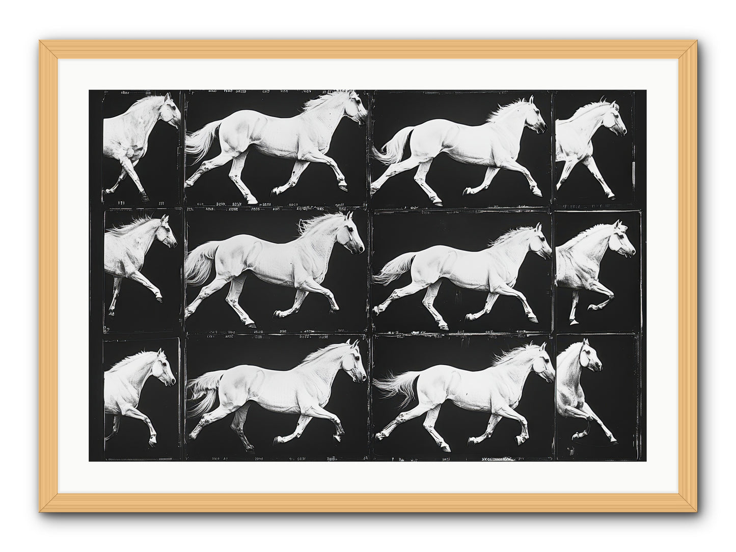 In Motion -- Framed Print - Natural 36x24