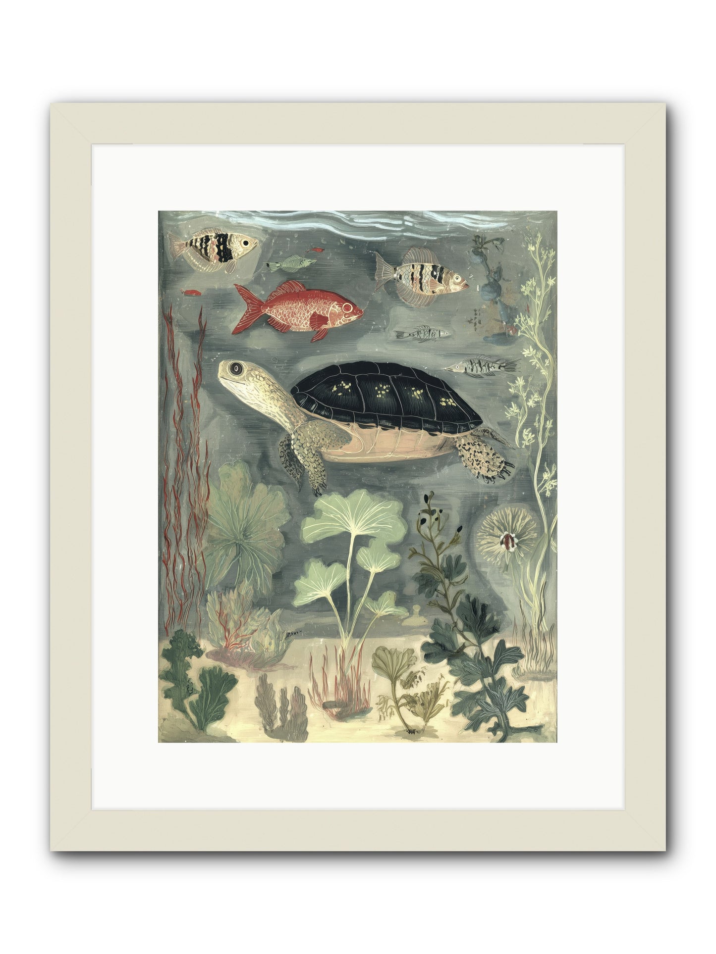 In Nature's Crown -- Framed Print - White 12x16