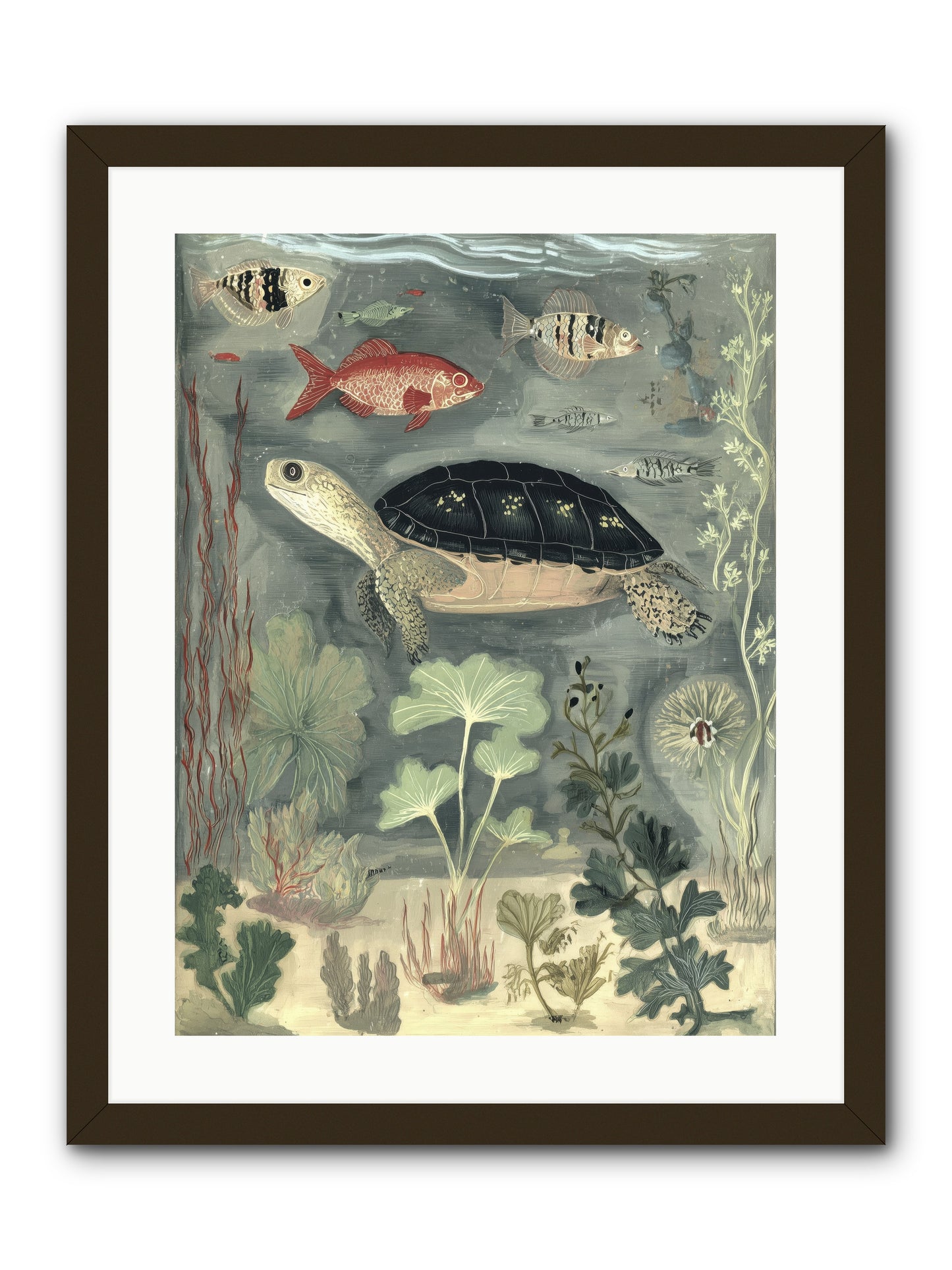 In Nature's Crown -- Framed Print - Black 18x24