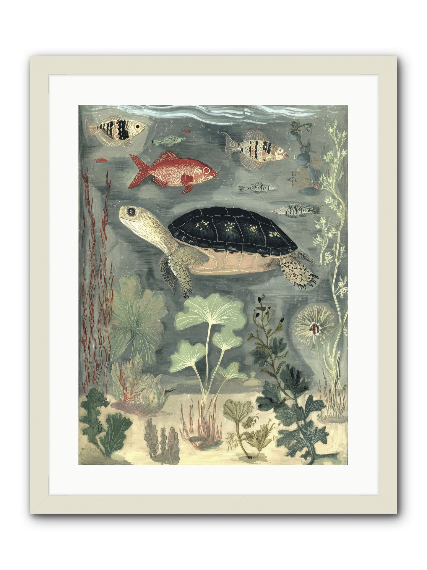 In Nature's Crown -- Framed Print - White 18x24