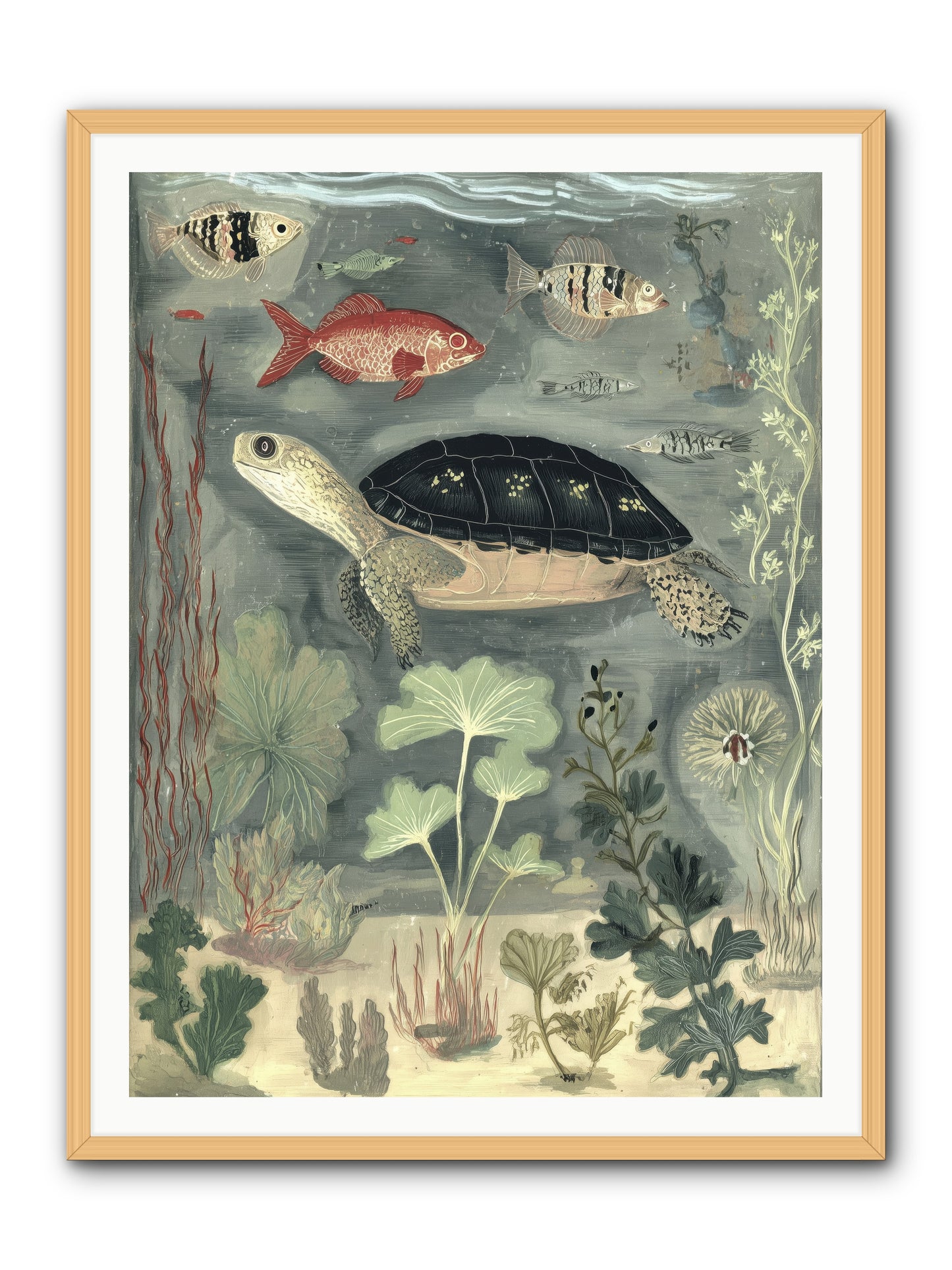 In Nature's Crown -- Framed Print - Natural 36x48