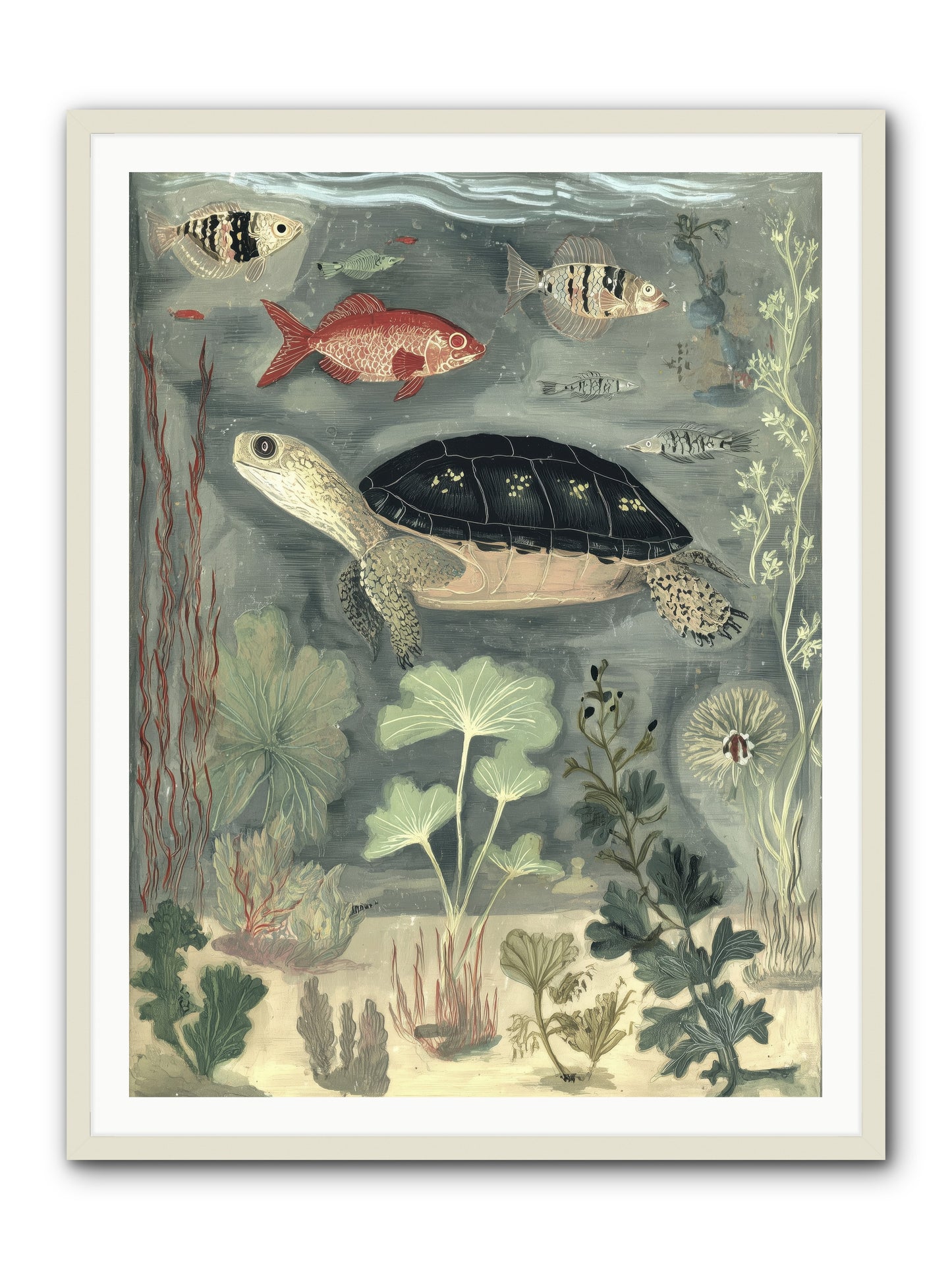In Nature's Crown -- Framed Print - White 36x48
