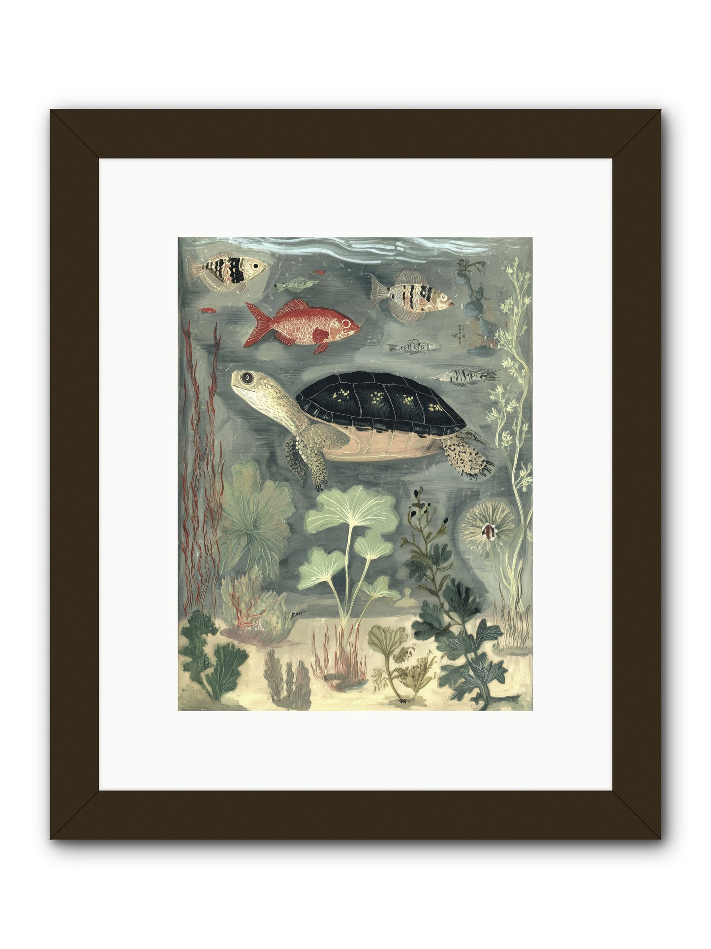 In Nature's Crown -- Framed Print - Black 9x12