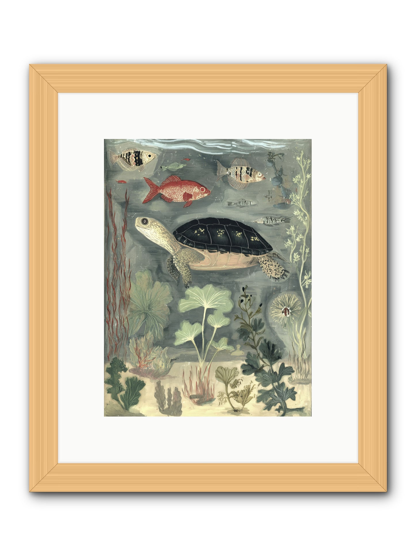 In Nature's Crown -- Framed Print - Natural 9x12