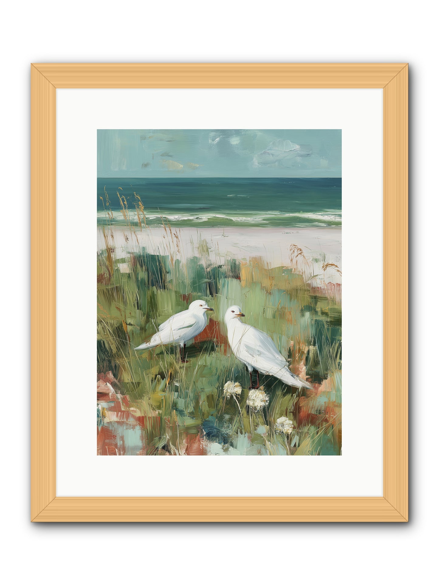 In Nature's Veil -- Framed Print - Natural 12x16