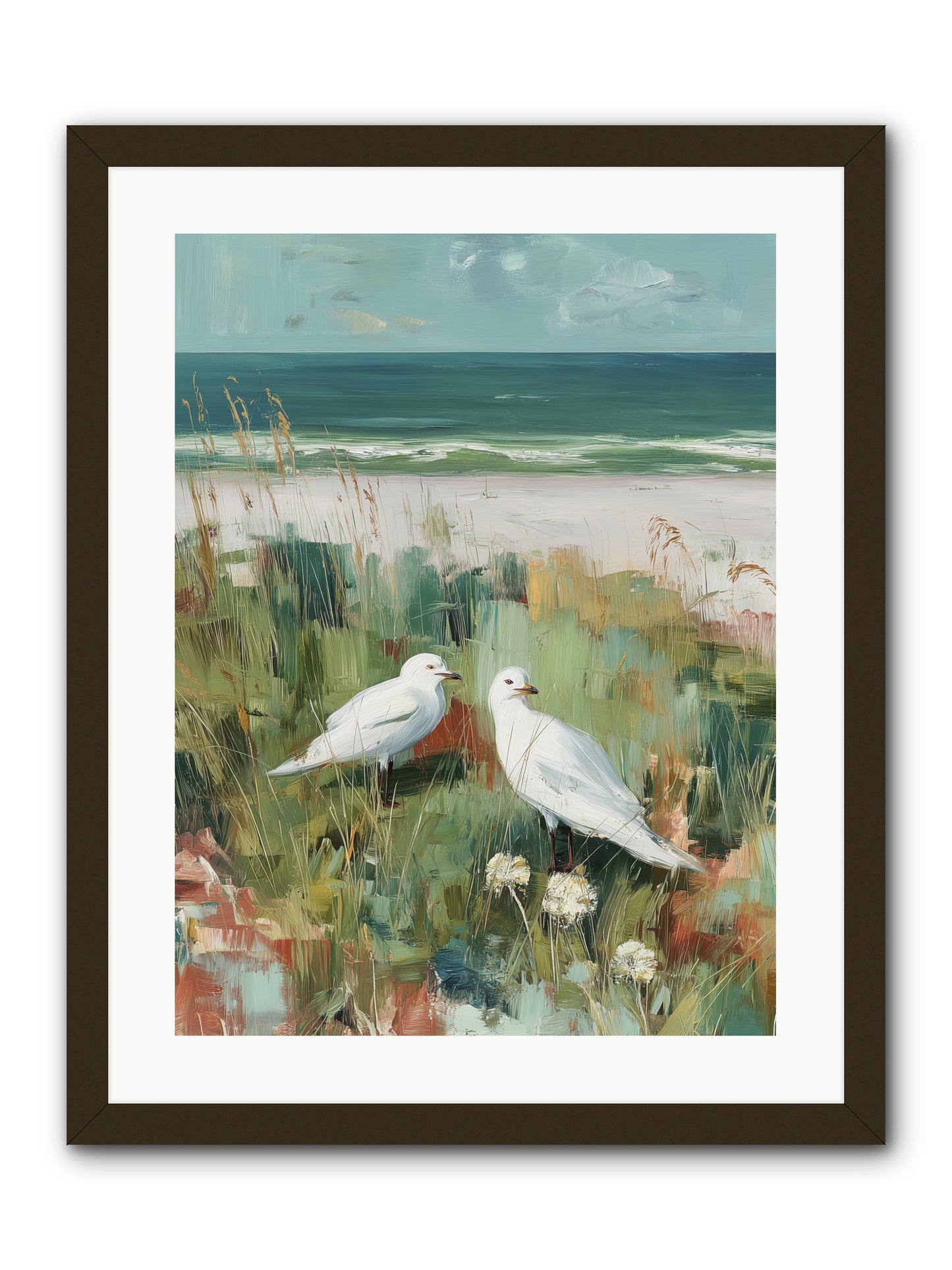 In Nature's Veil -- Framed Print - Black 18x24