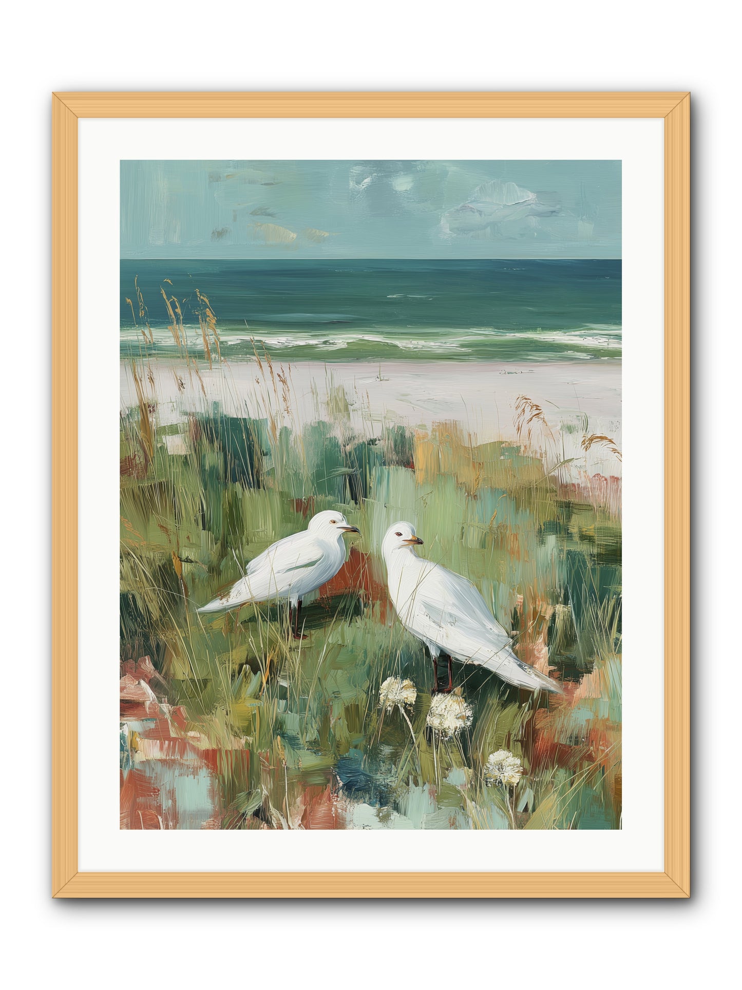 In Nature's Veil -- Framed Print - Natural 24x32