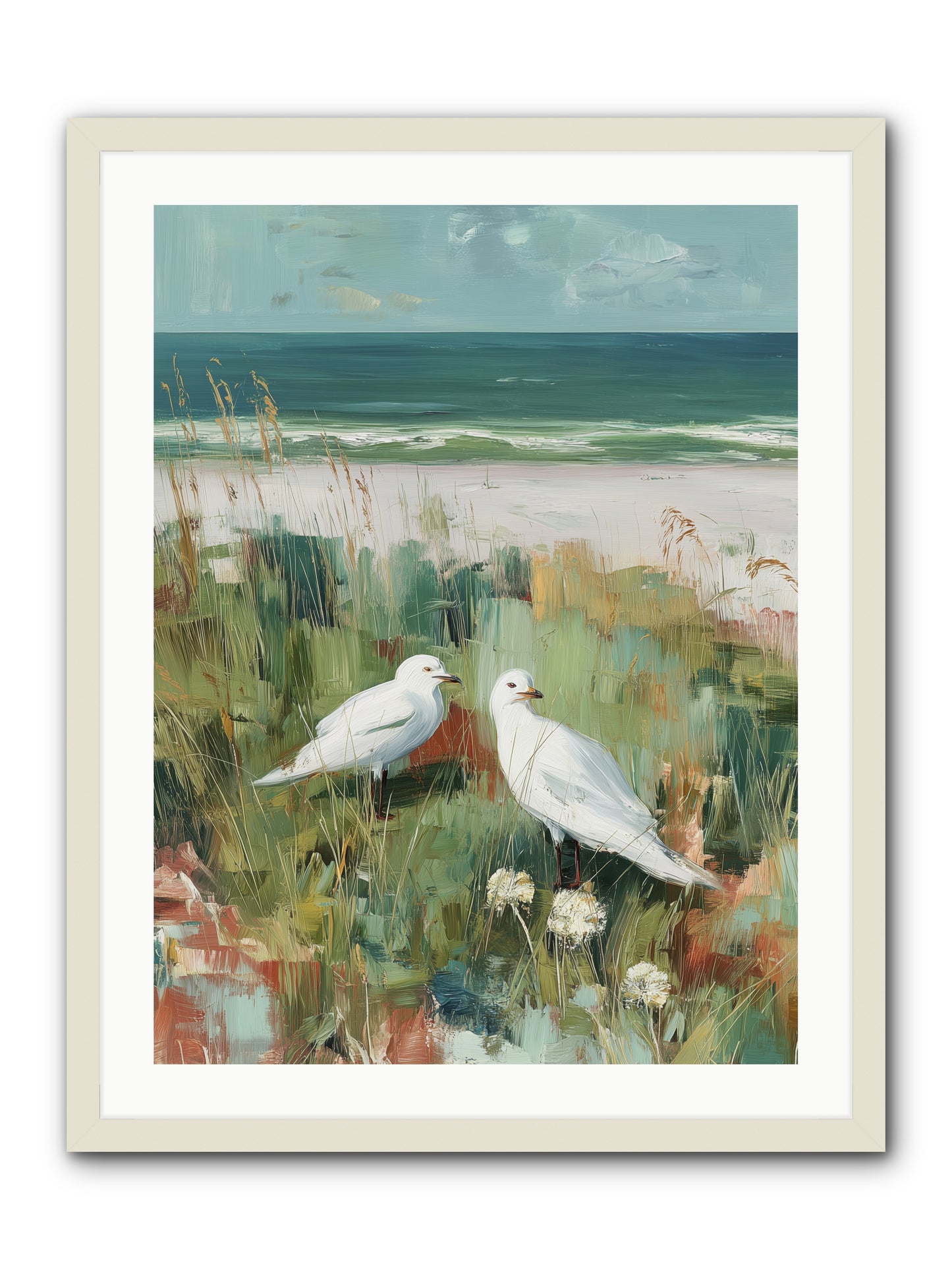 In Nature's Veil -- Framed Print - White 24x32