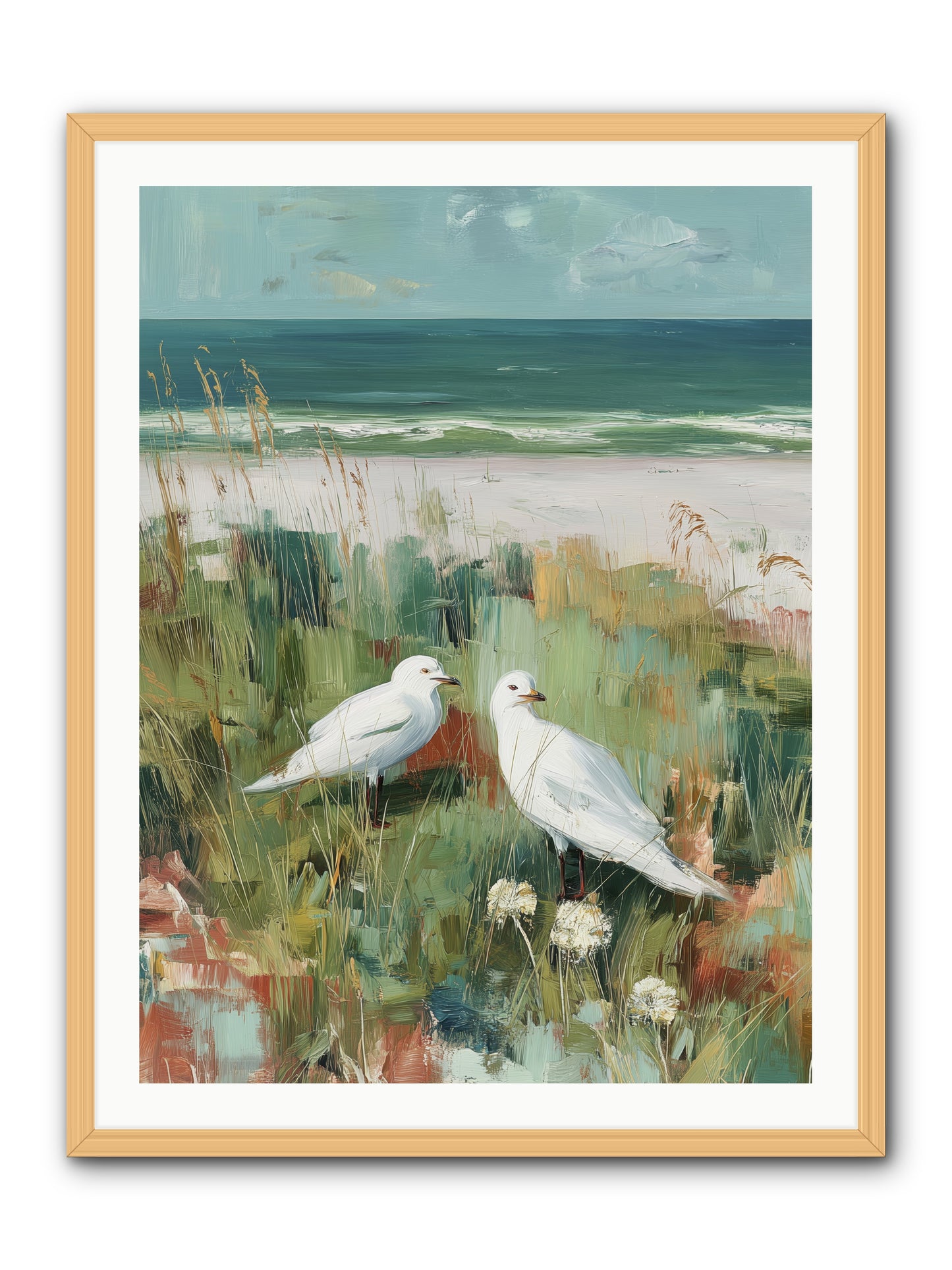In Nature's Veil -- Framed Print - Natural 30x40