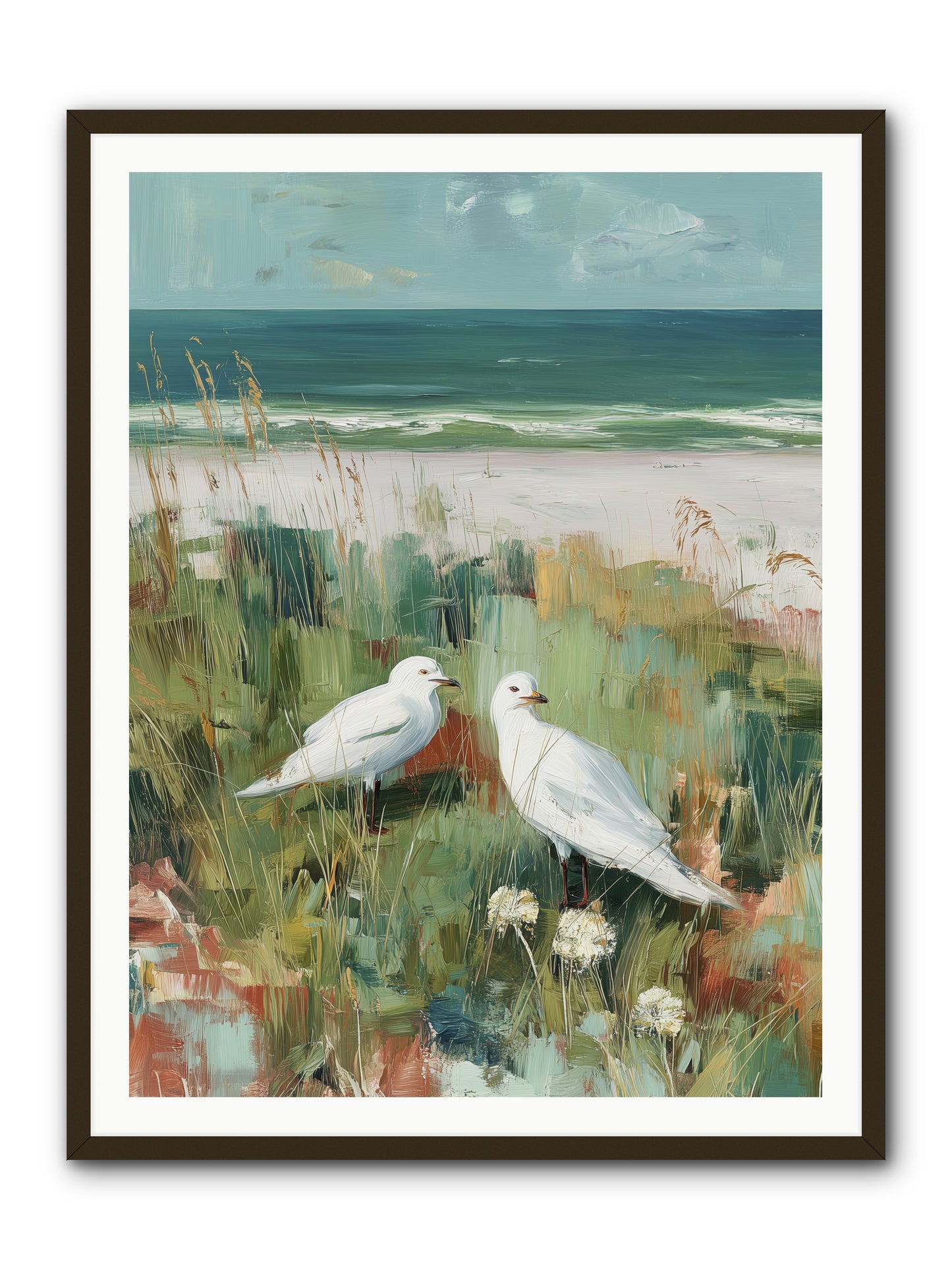In Nature's Veil -- Framed Print - Black 36x48