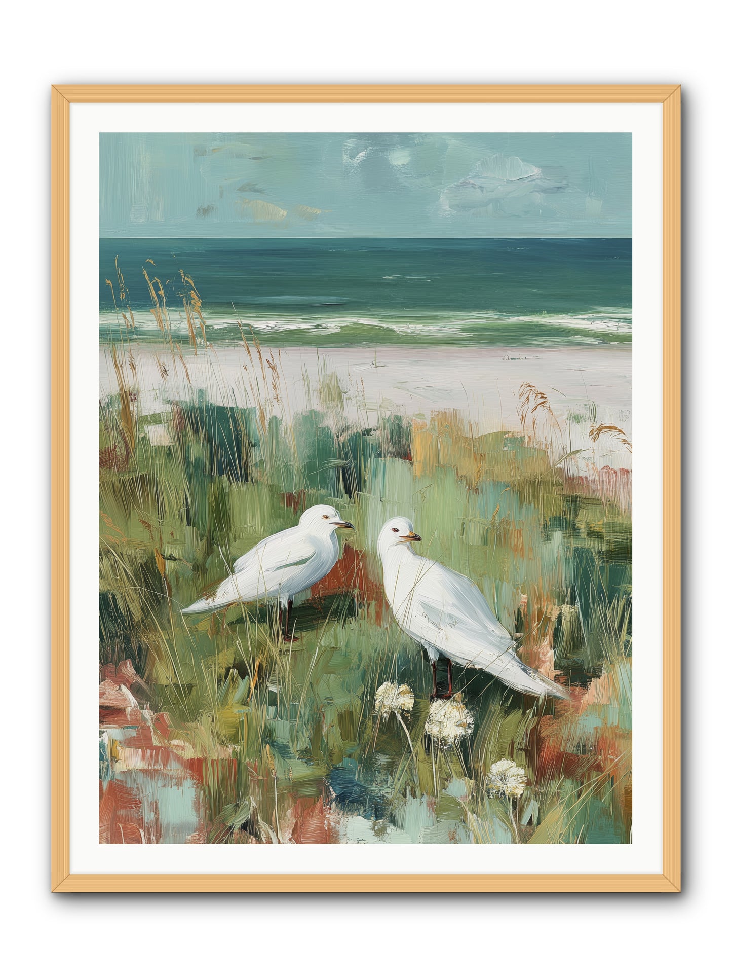 In Nature's Veil -- Framed Print - Natural 36x48