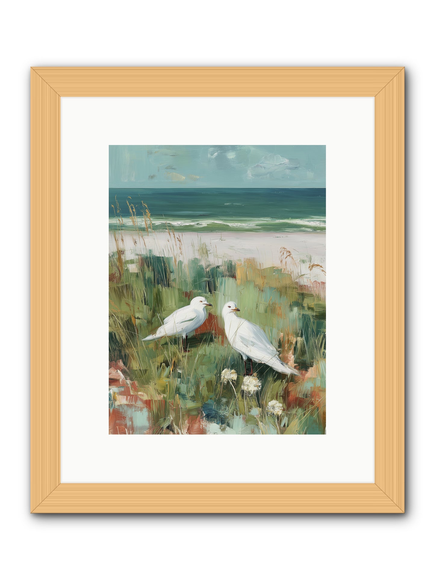 In Nature's Veil -- Framed Print - Natural 9x12