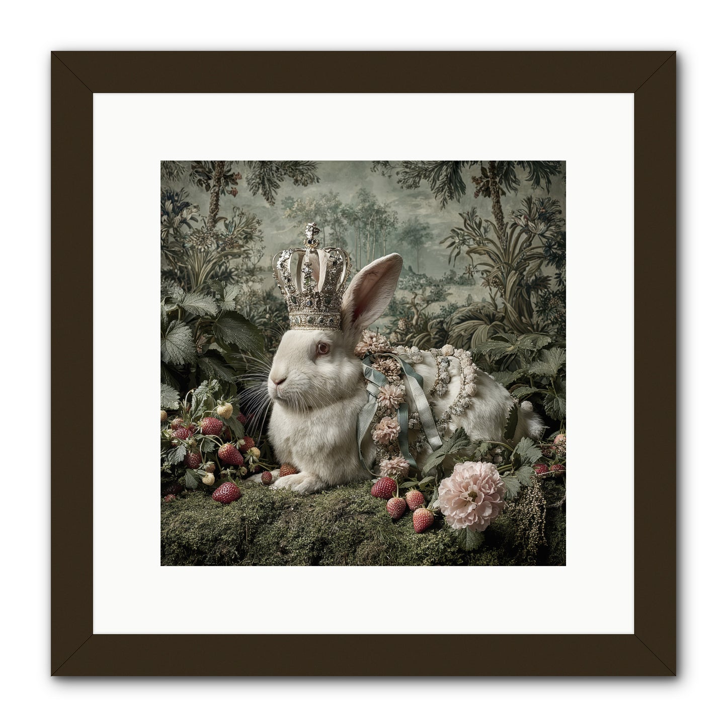 In Rooms of Golden Joy -- Framed Print - Black 12x12