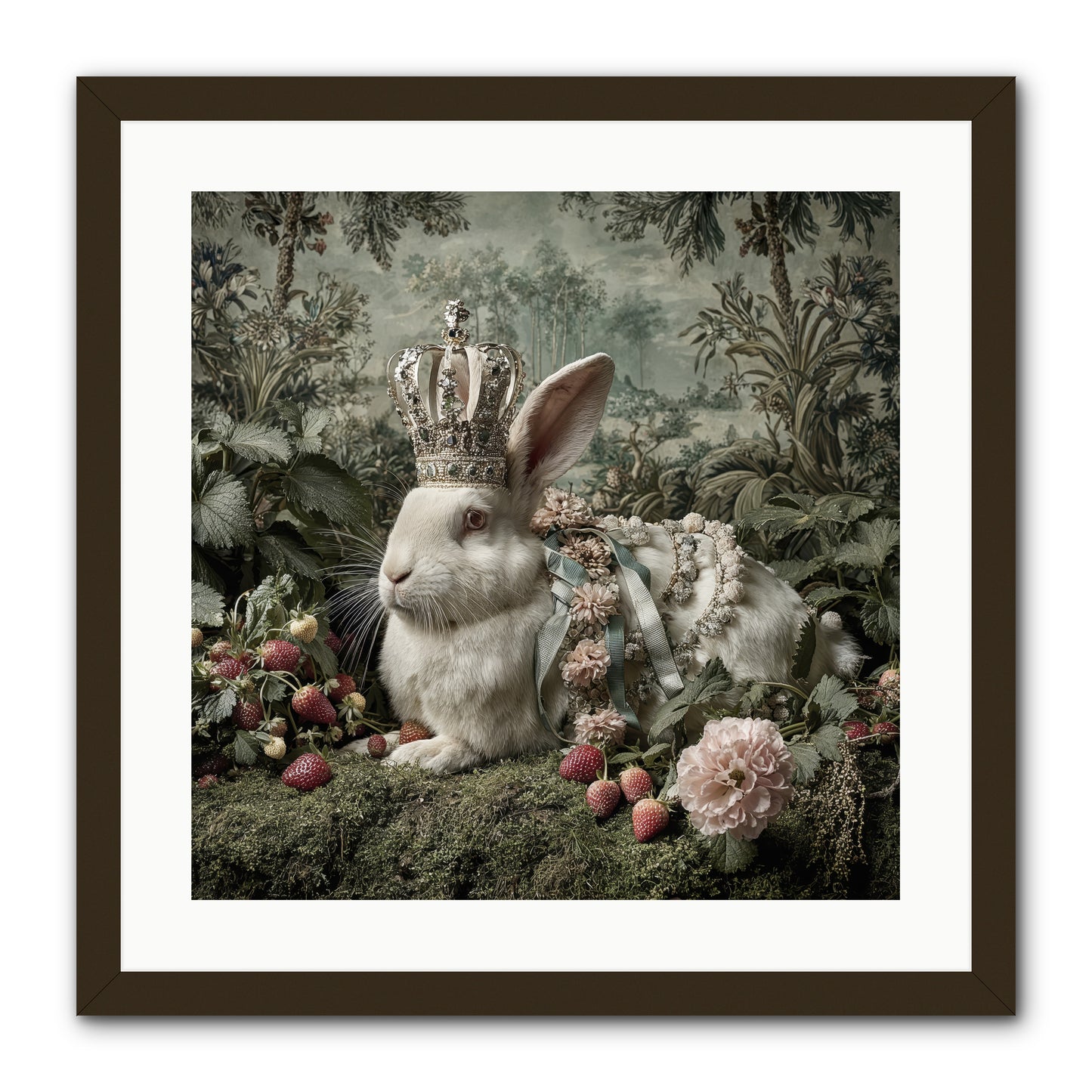 In Rooms of Golden Joy -- Framed Print - Black 20x20