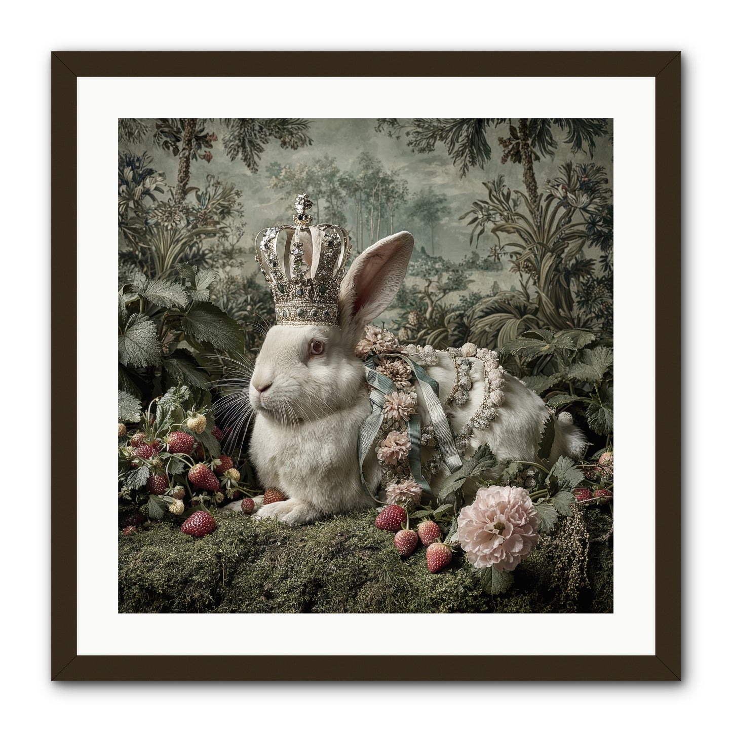 In Rooms of Golden Joy -- Framed Print - Black 24x24