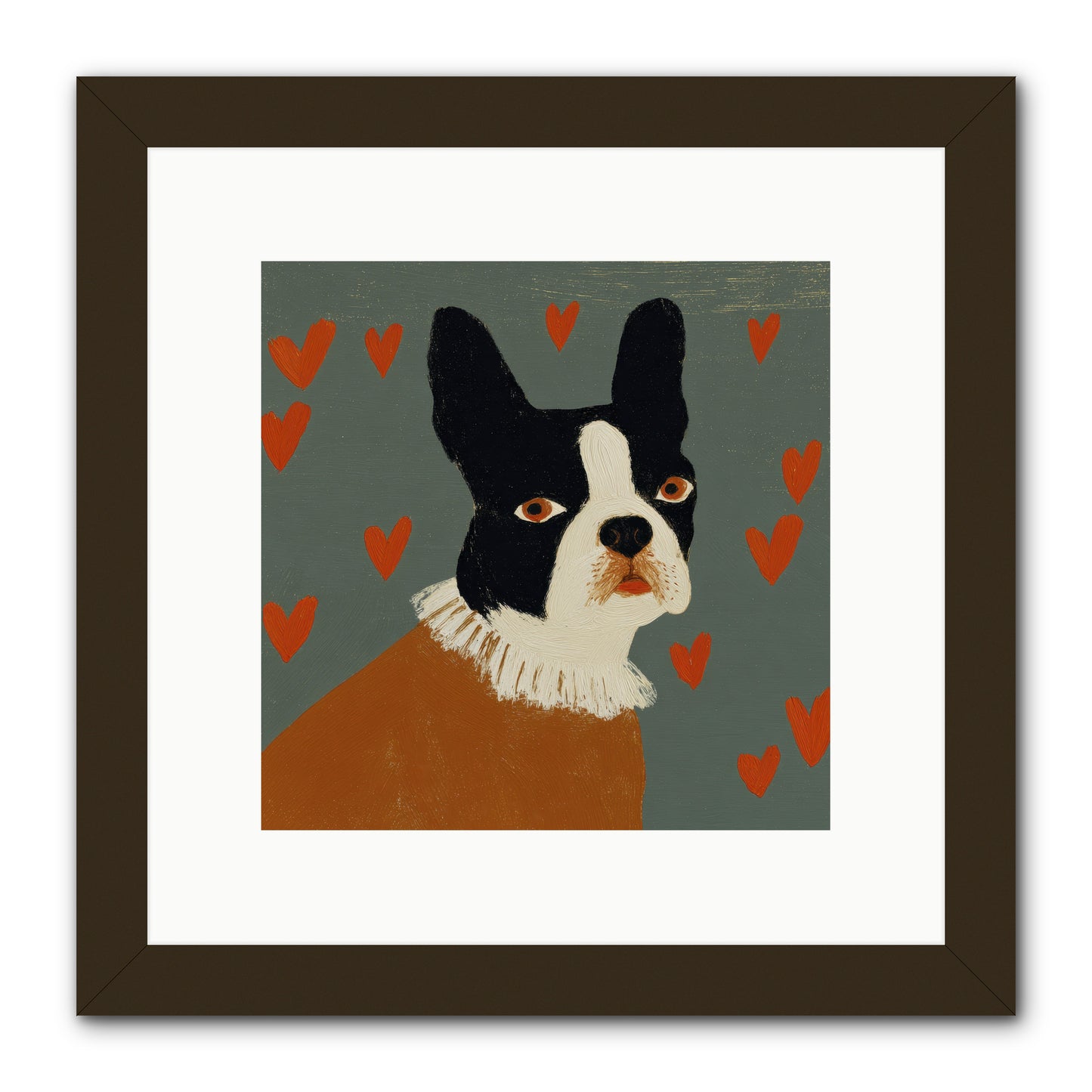 In The Company Of Kindred Spirits -- Framed Print - Black 10x10