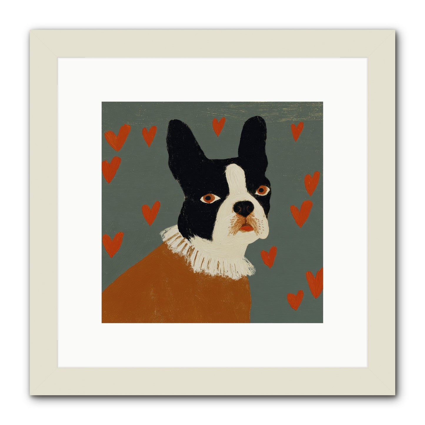 In The Company Of Kindred Spirits -- Framed Print - White 10x10