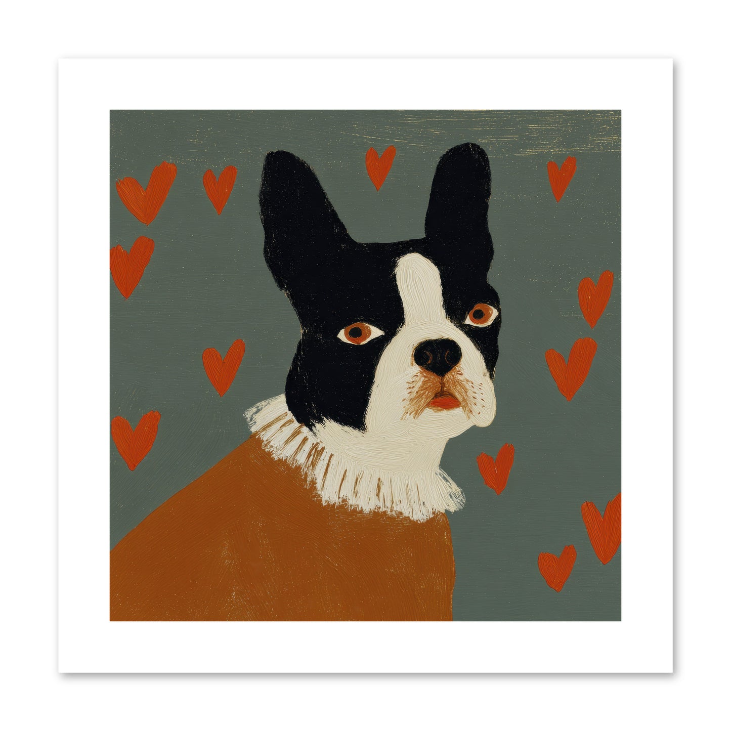 In The Company Of Kindred Spirits -- Loose Canvas Print 10x10
