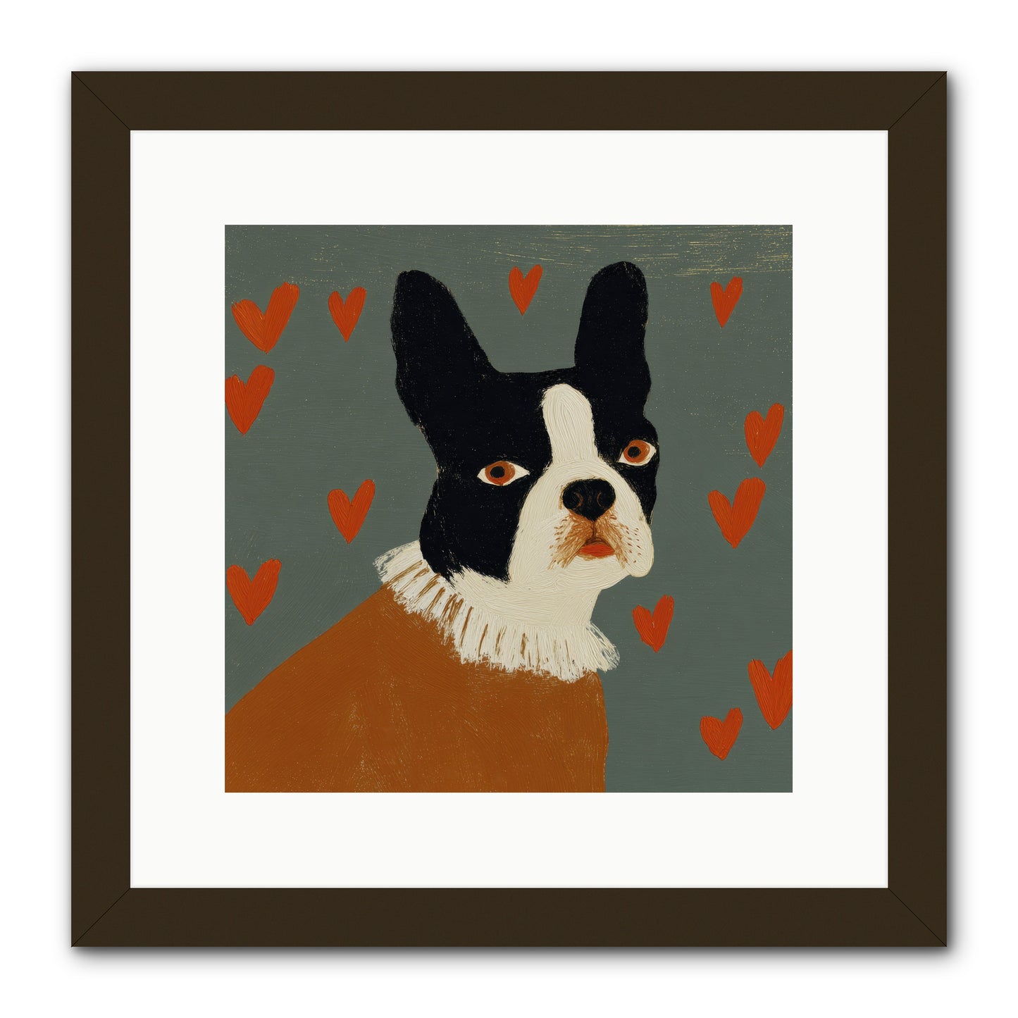 In The Company Of Kindred Spirits -- Framed Print - Black 12x12