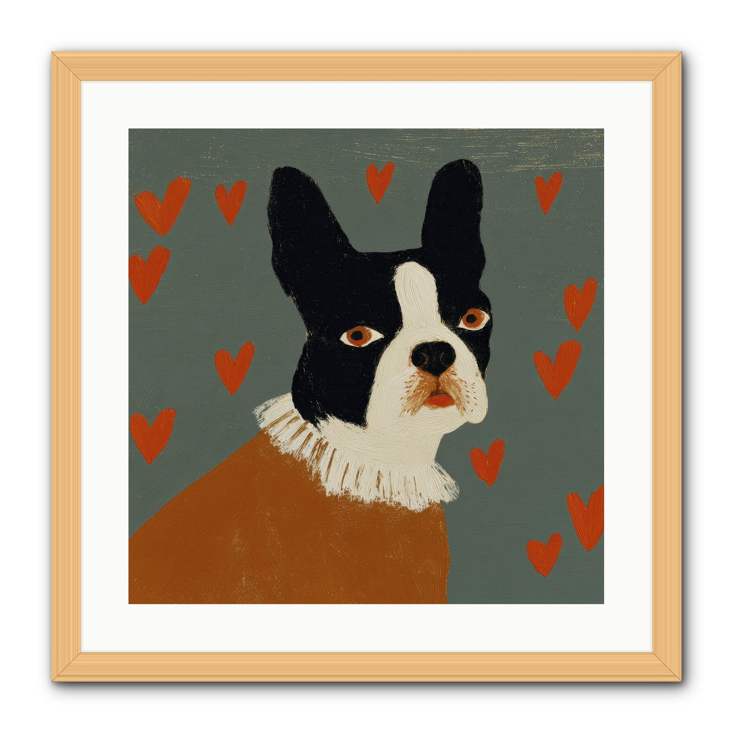 In The Company Of Kindred Spirits -- Framed Print - Natural 20x20