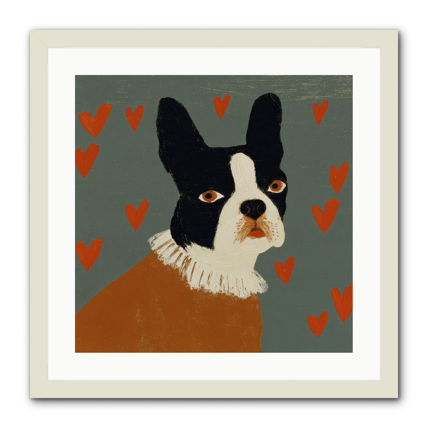 In The Company Of Kindred Spirits -- Framed Print - White 20x20