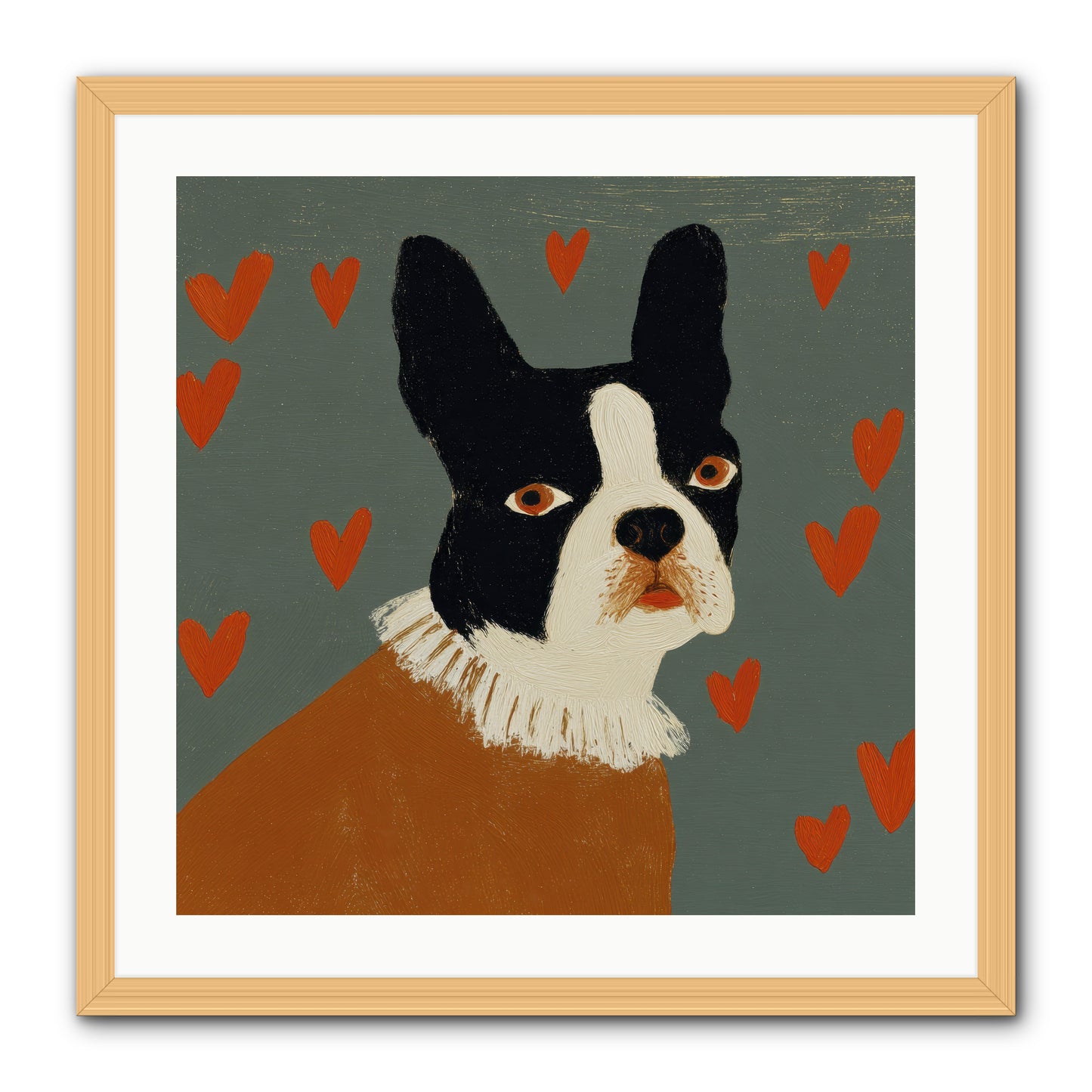 In The Company Of Kindred Spirits -- Framed Print - Natural 24x24