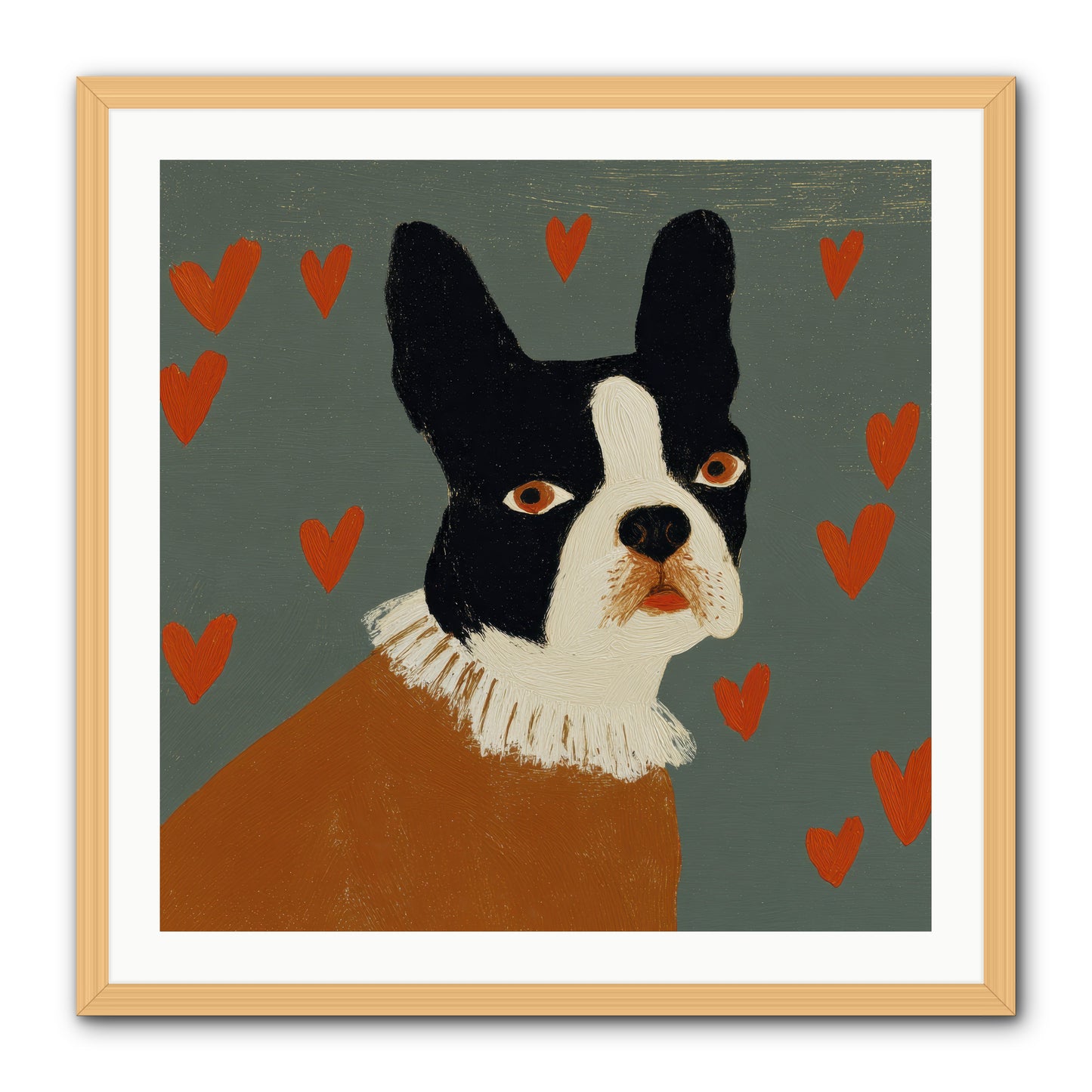 In The Company Of Kindred Spirits -- Framed Print - Natural 30x30