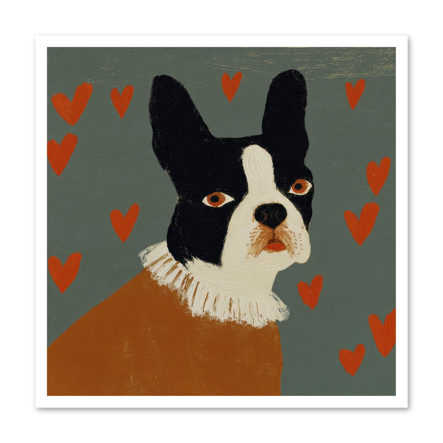 In The Company Of Kindred Spirits -- Loose Canvas Print 30x30