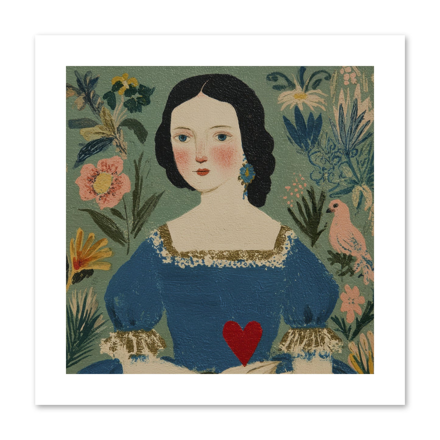 In The Garden Of Lasting Bonds -- Paper Print 10x10