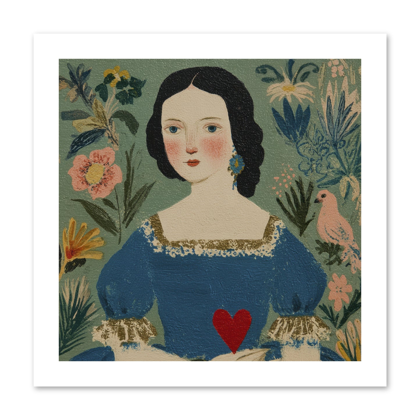 In The Garden Of Lasting Bonds -- Paper Print 12x12