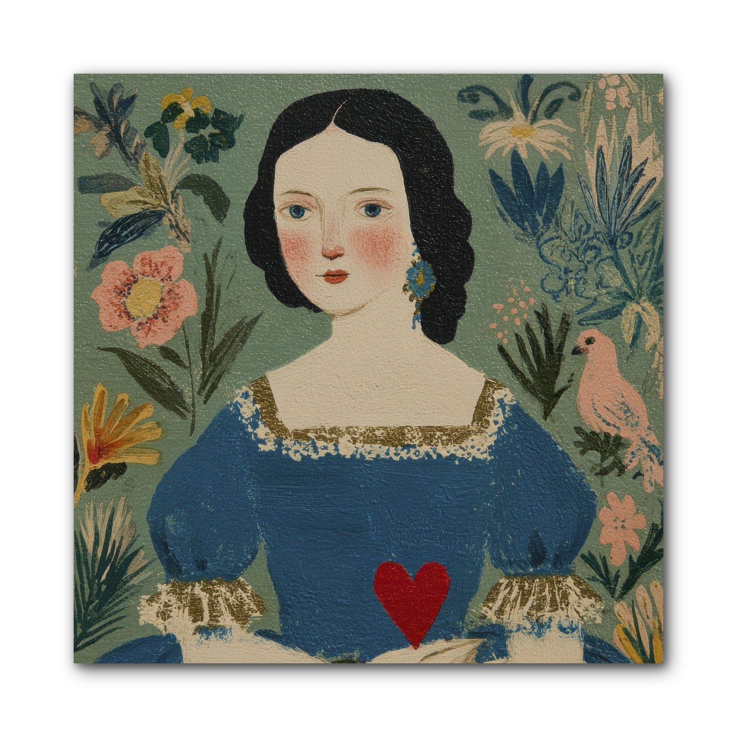 In The Garden Of Lasting Bonds -- Wrapped Canvas 10x10