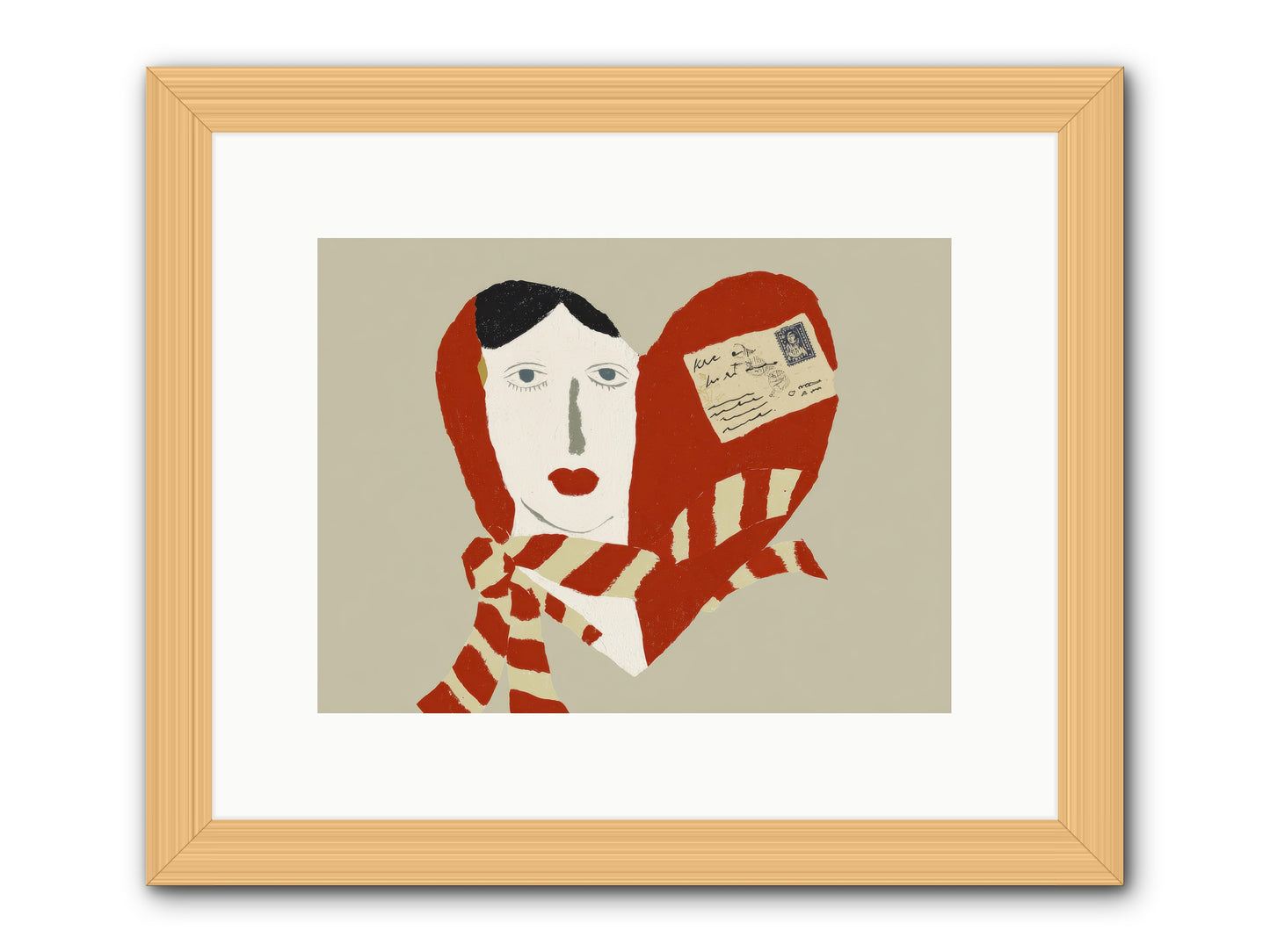 In The Language Of Forever -- Framed Print - Natural 12x9