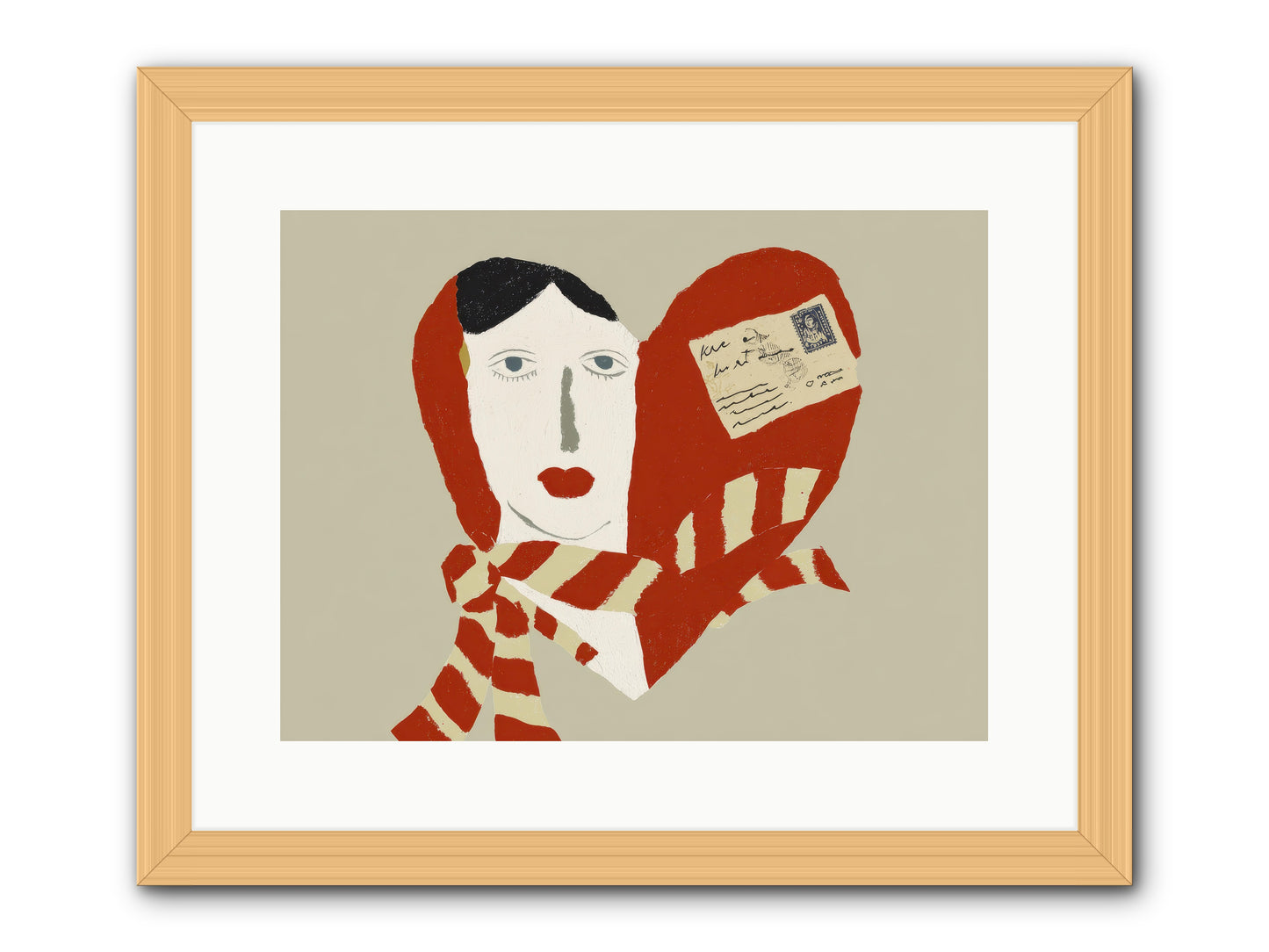 In The Language Of Forever -- Framed Print - Natural 16x12