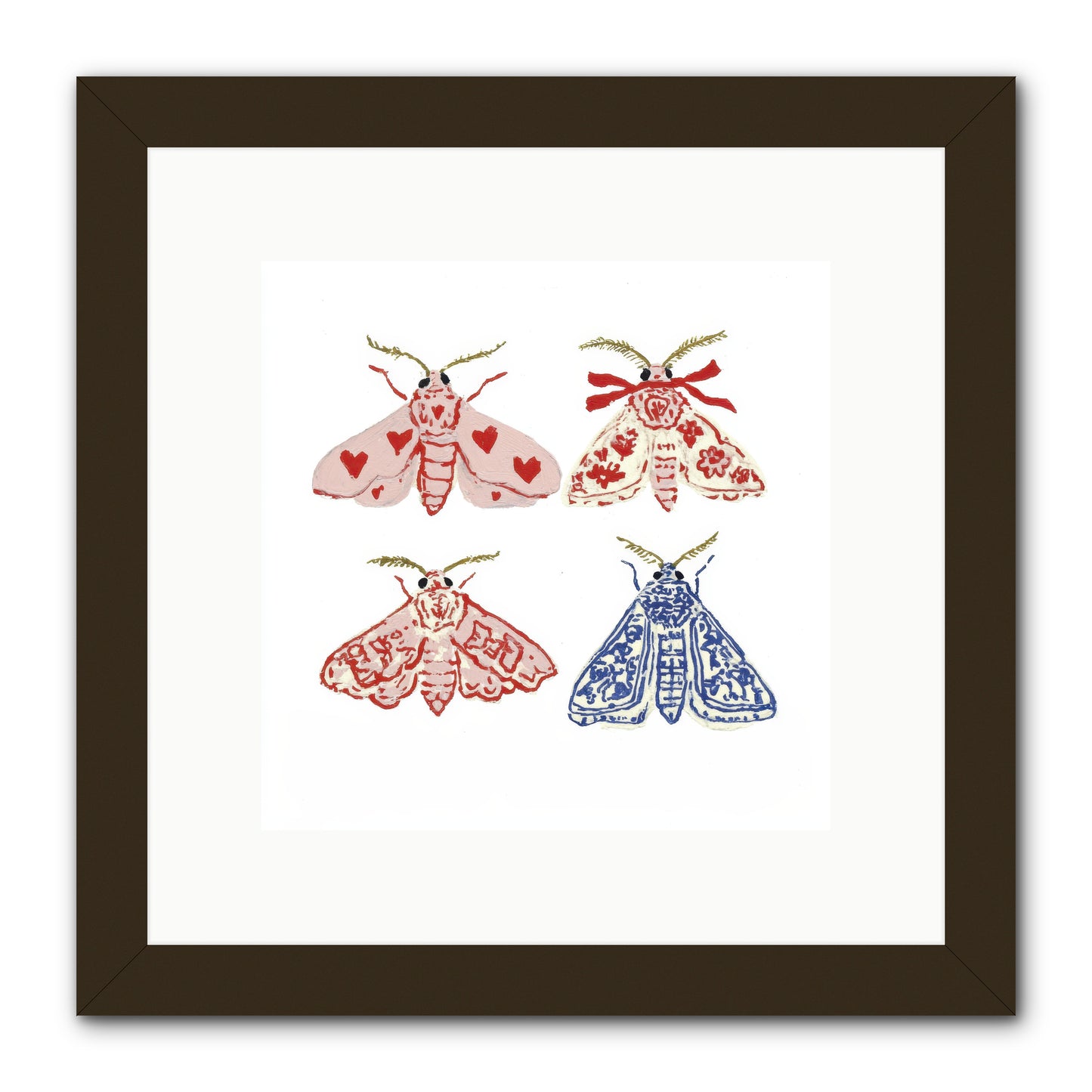 In The Language Only They Knew -- Framed Print - Black 10x10